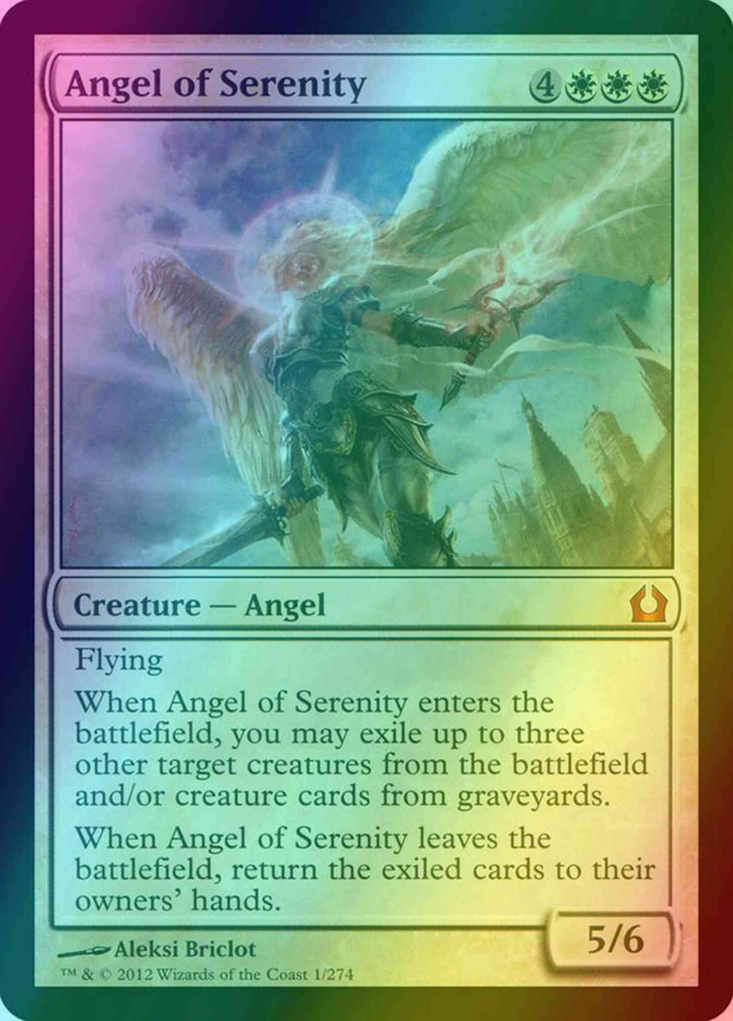 Magic Angel of Serenity [1] [Return To Ravnica] [Foil]
