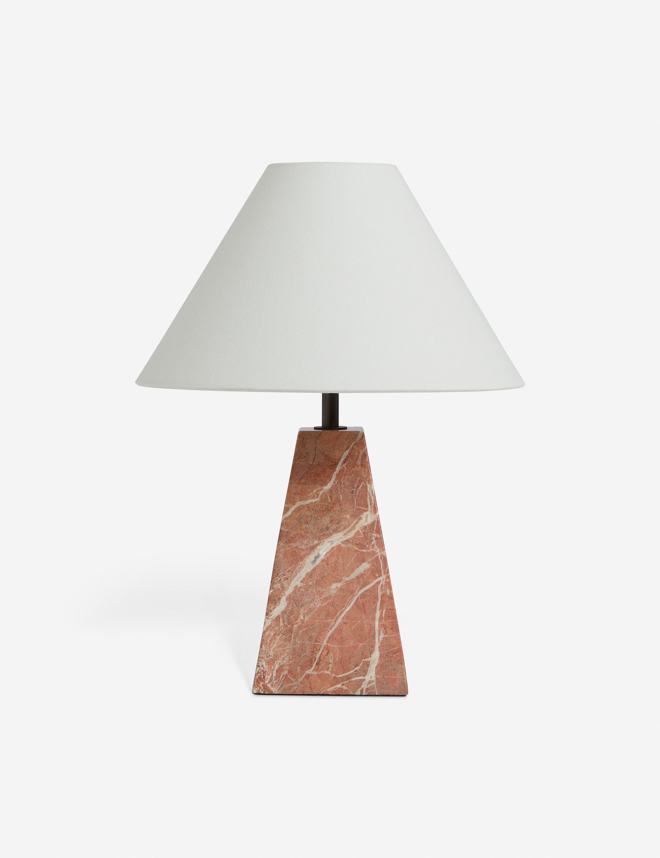 Lulu and Georgia Camara Table Lamp – Pink Marble
