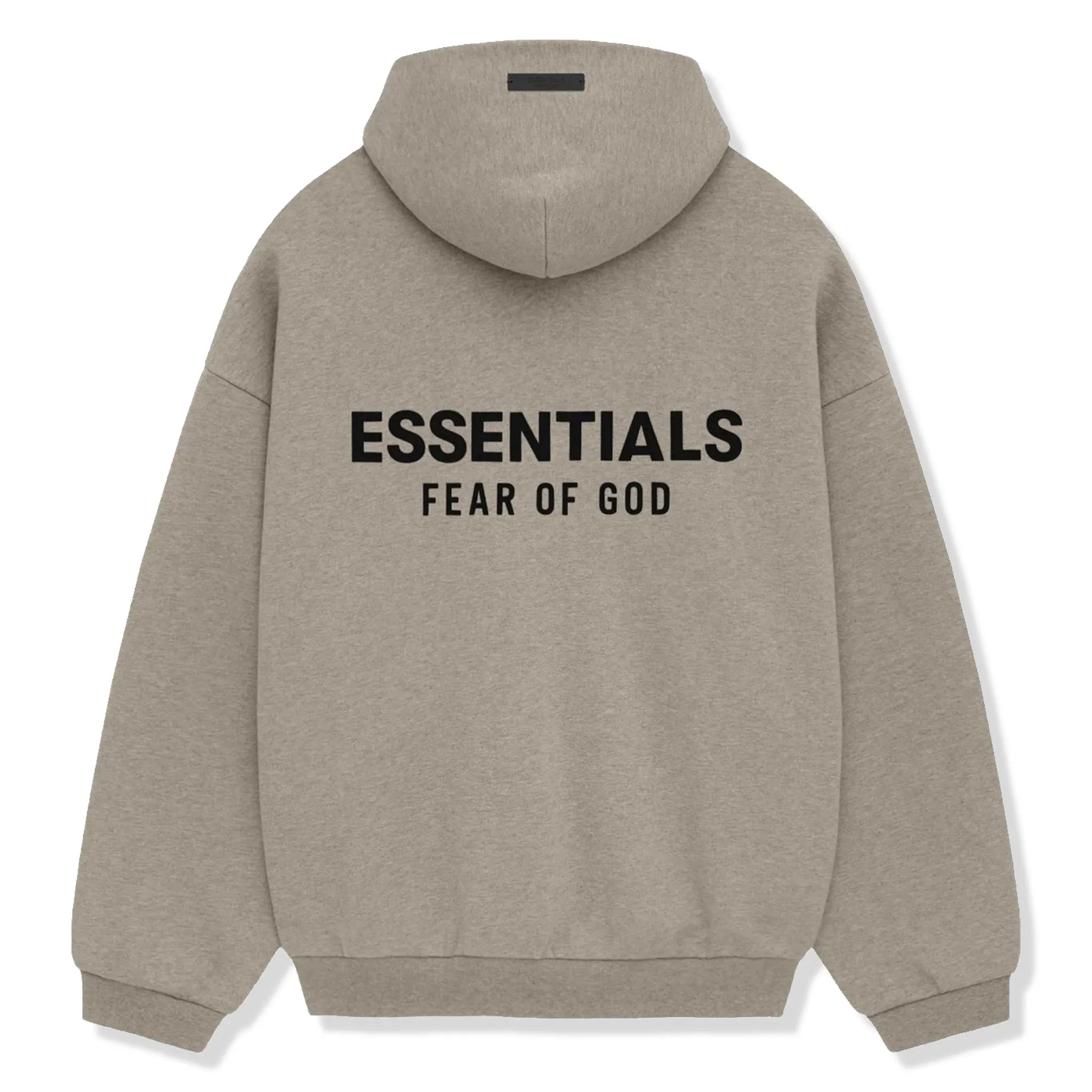 Fear Of God Essentials Fleece Heather Grey Hoodie (FW24) - view 2