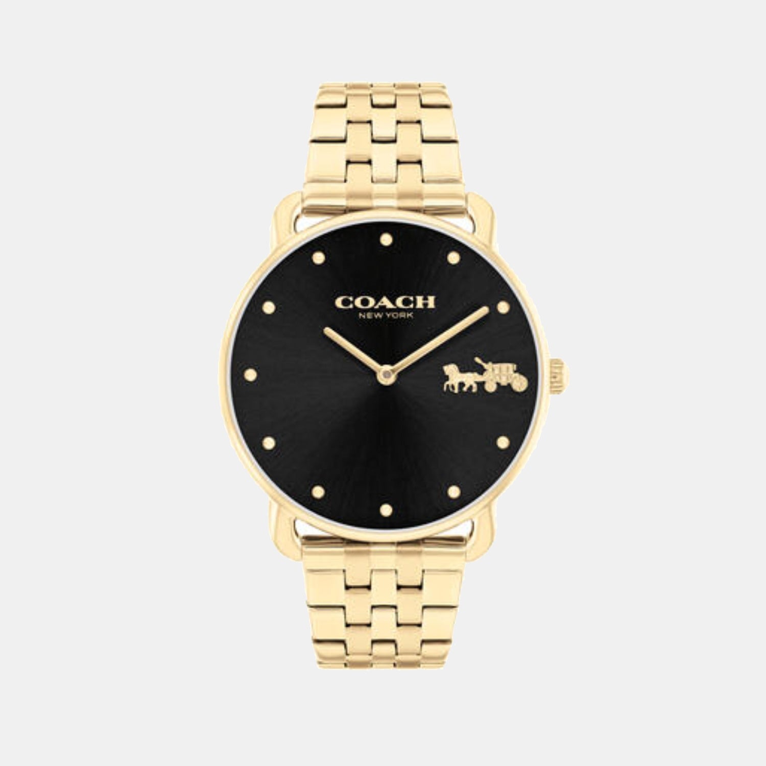 Coach Elliot Women Quartz Black Dial Analog Stainless Steel Watch 14504291