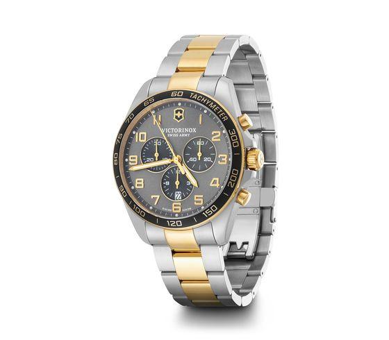 Victorinox Fieldforce Classic Silver & Gold Men 42mm - view 2