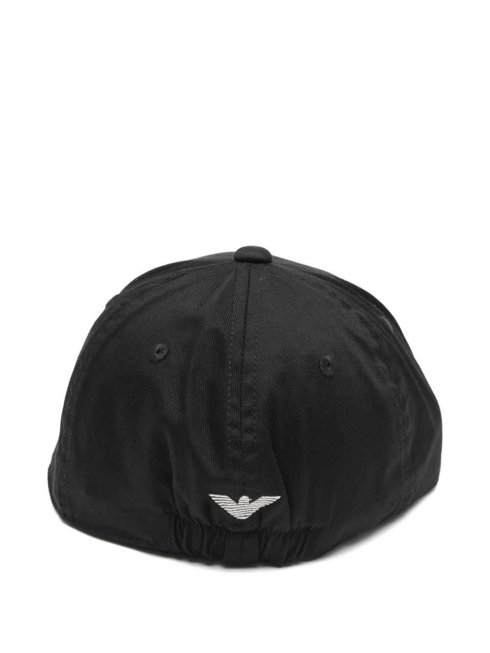 Emporio Armani Logo Patch Baseball Cap – 100% Cotton - view 2
