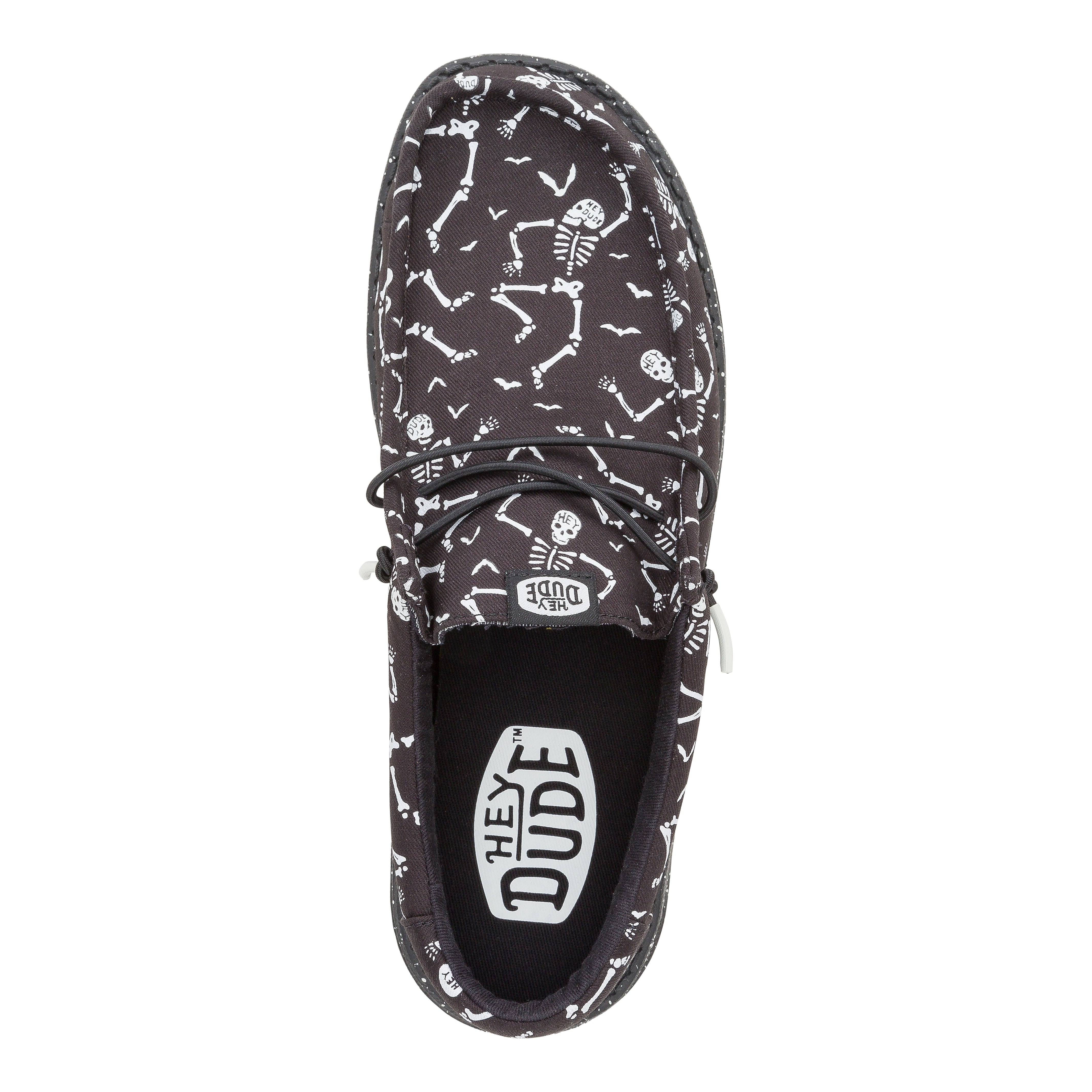 HEYDUDE shoes Wally Skeletons - Skeletons Black - view 6