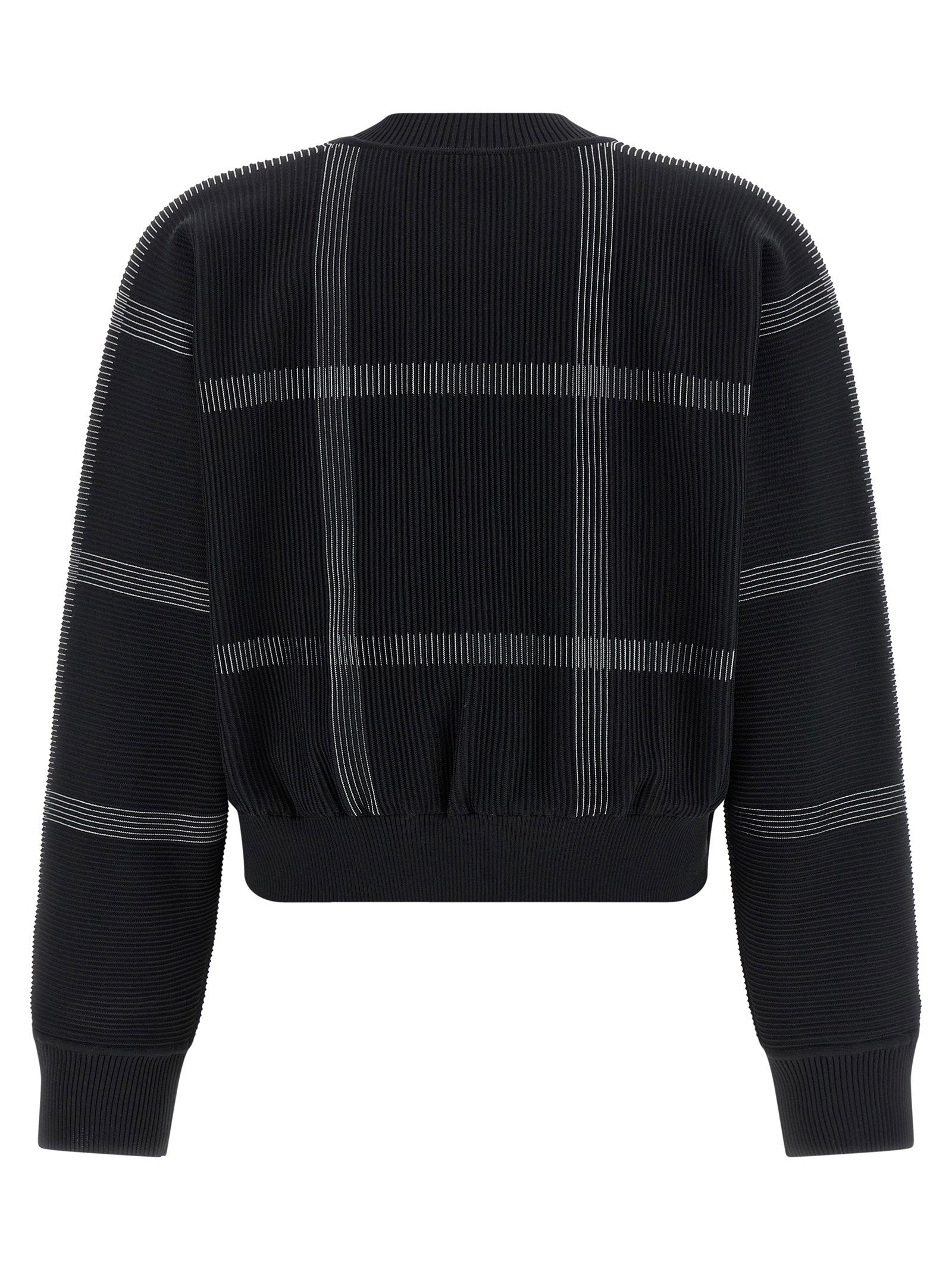 Pleats Please Issey Miyake Crossing Knit Sweater - view 2