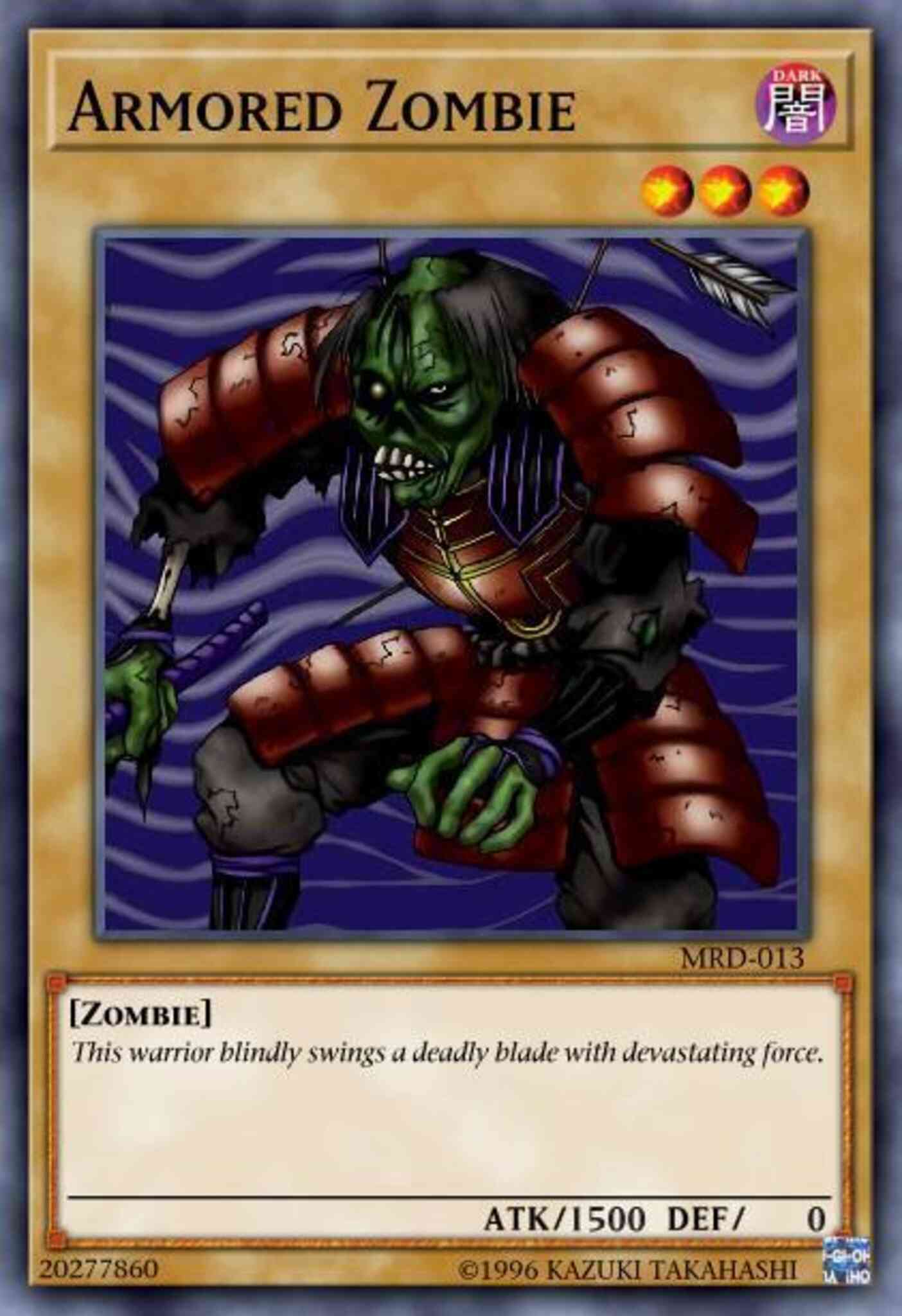 Yu-Gi-Oh! Armored Zombie - SBLS-EN027 - Common - 1st Edition