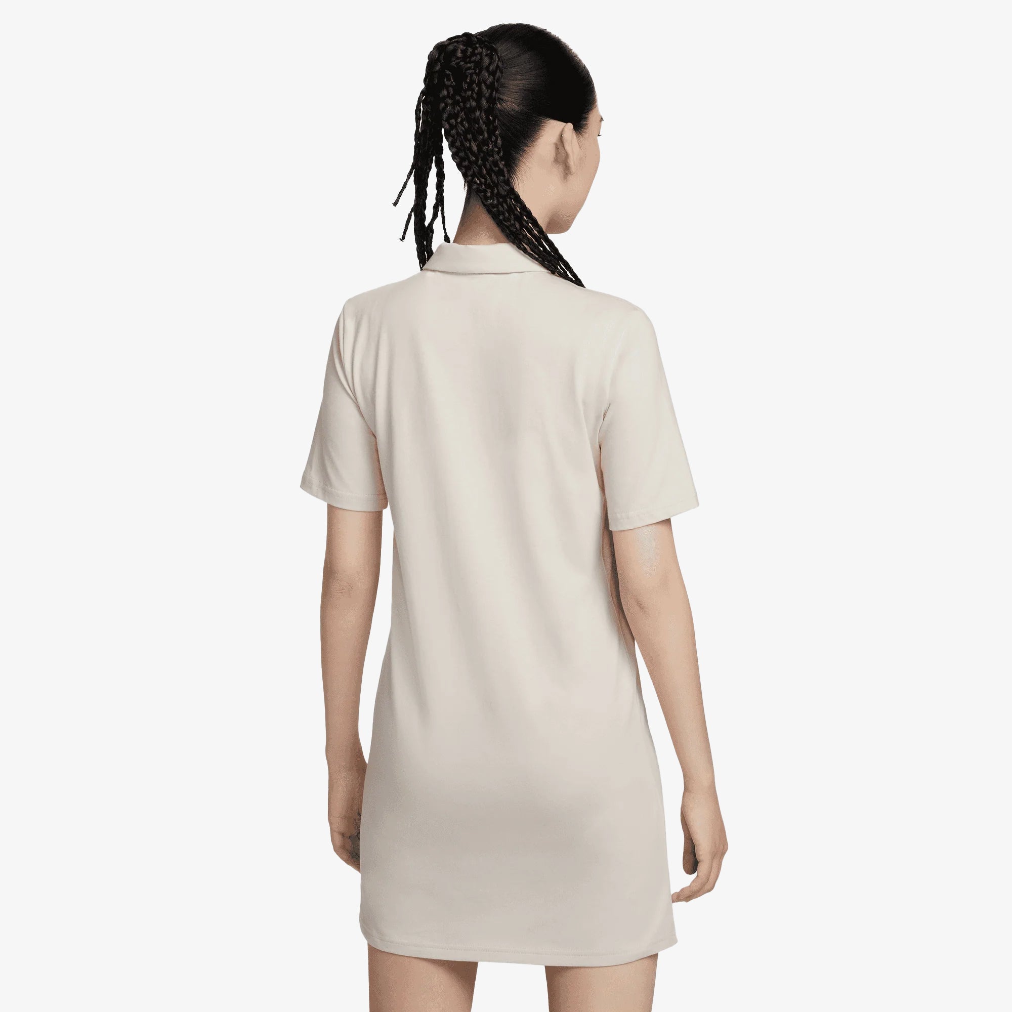 Nike | Sportswear Dress { Lt Orewood Brn/white - view 5
