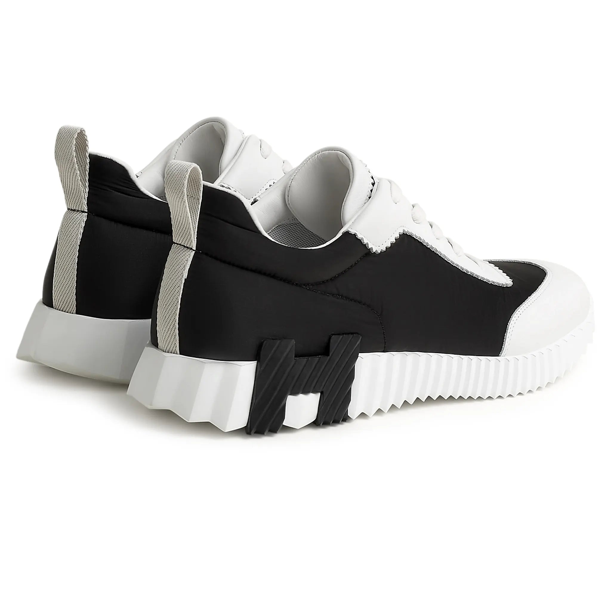 Hermès Paris Ripstop Bouncing Sneaker Black White - view 2