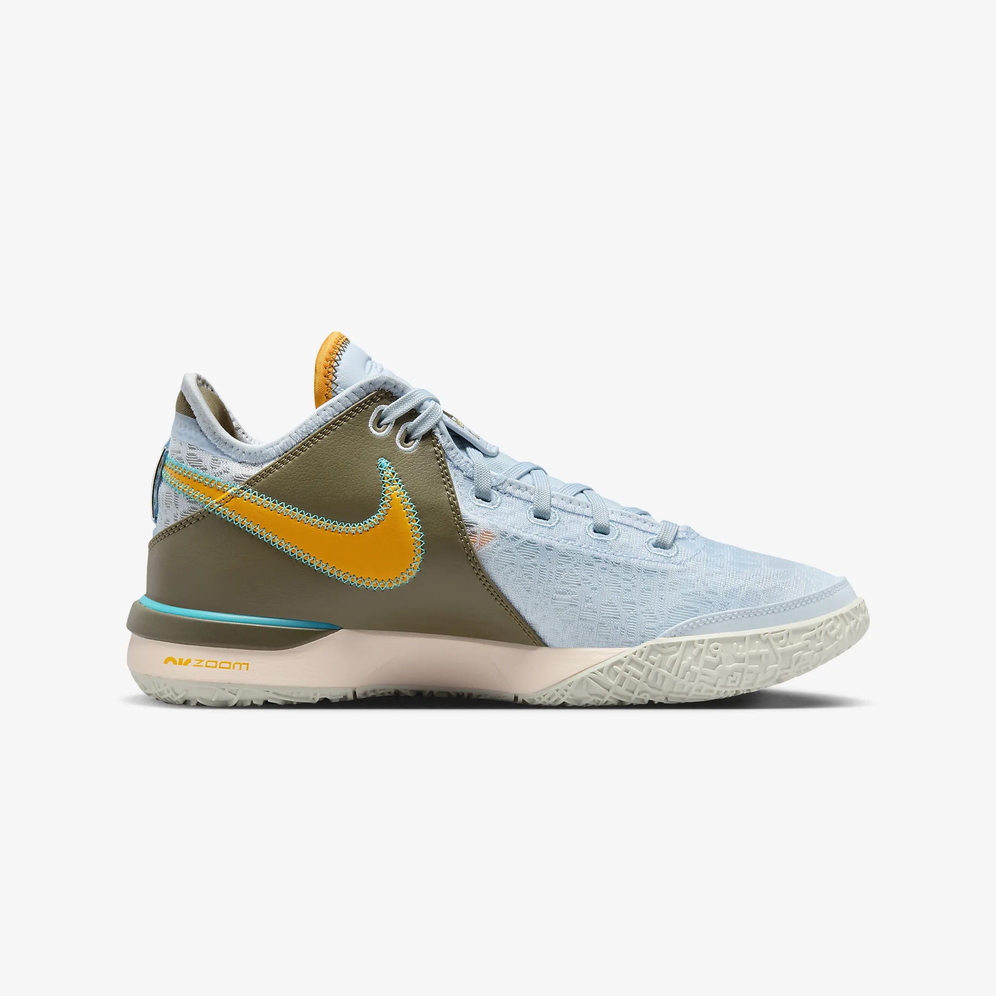 Nike | LEBRON NXXT GEN EP { BLUE TINT/TEAL NEBULA-GUAVA ICE - view 6
