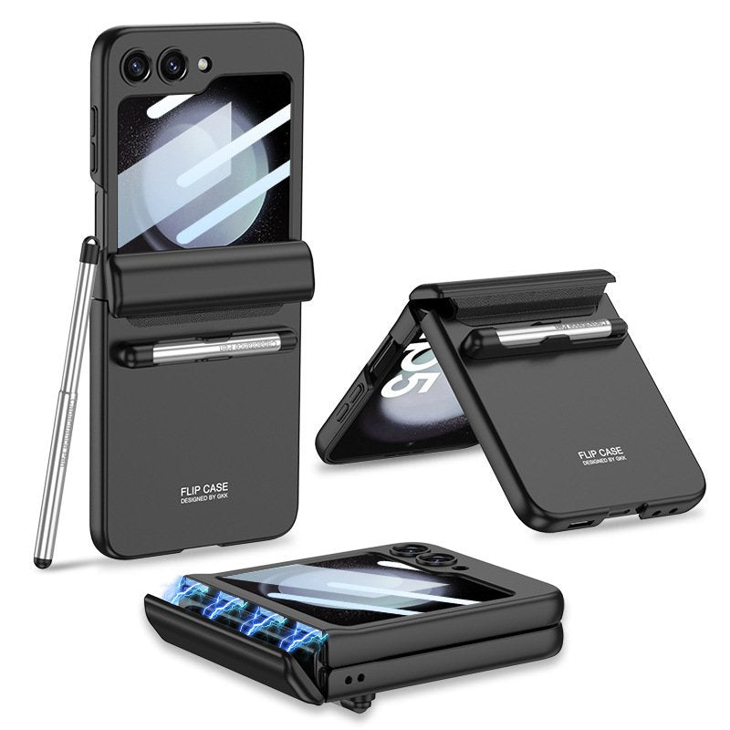 Million Cases Flip Flex Magnetic Hinge Pen Slot Case - Samsung