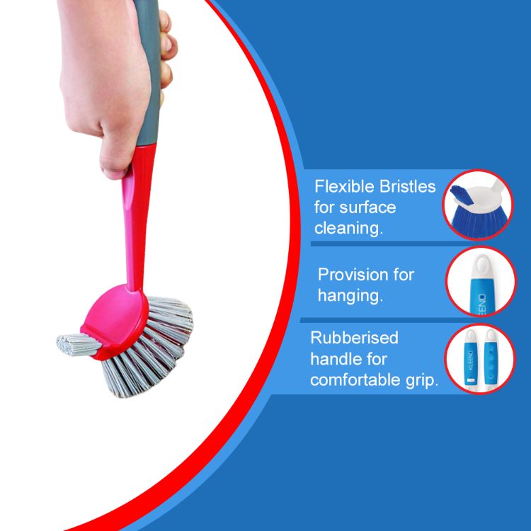 Cello Kleeno Dual Action Sink and Dish Brush - view 6