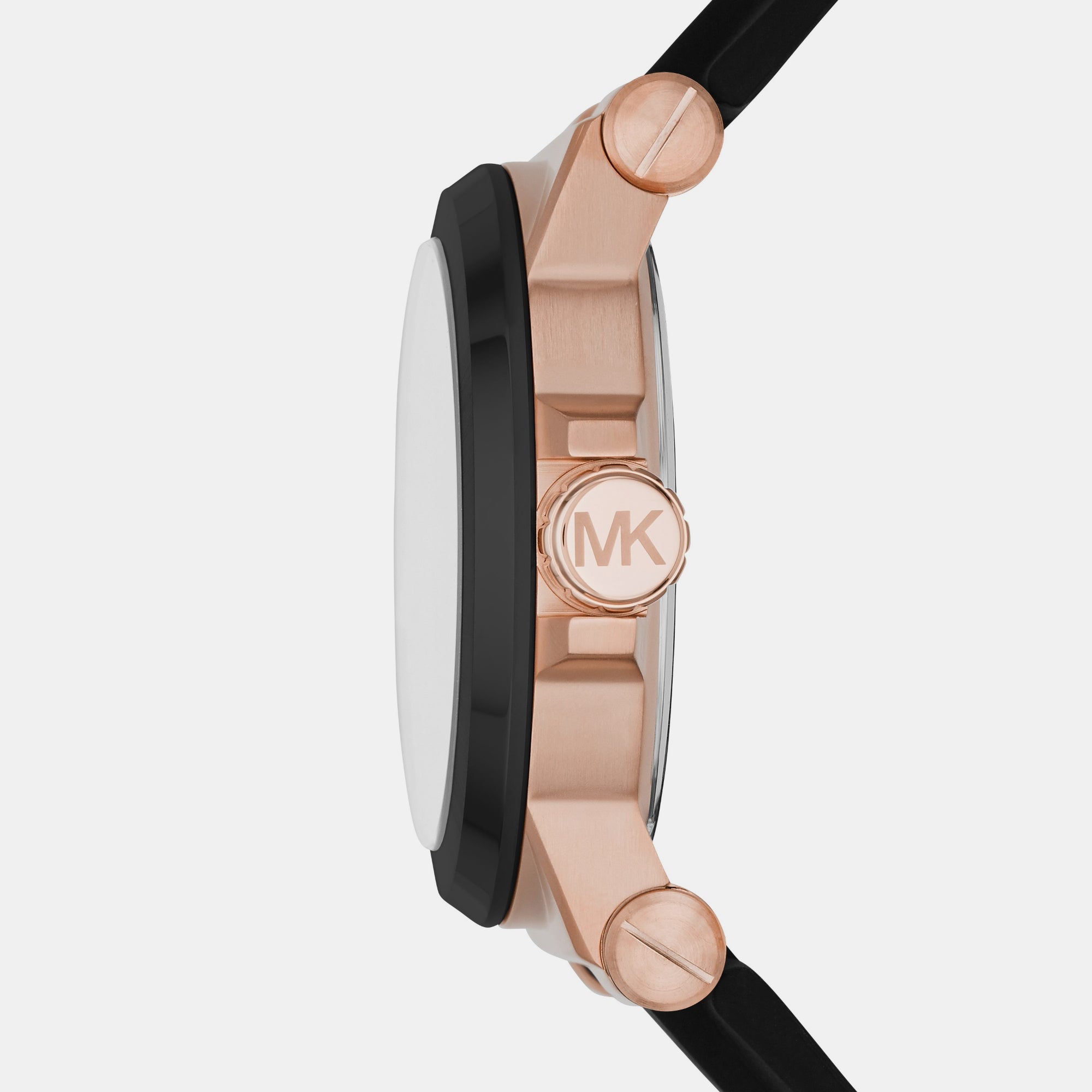 Michael Kors Dylan Men Automatic Black Dial Analog Silicone Watch MK9019 - view 4