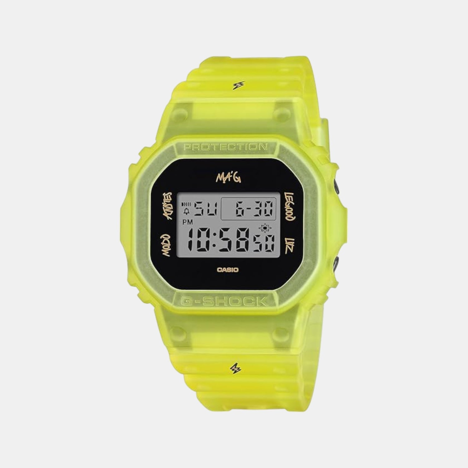Casio G-Shock Men Quartz Black Dial Digital Resin Watch G1652