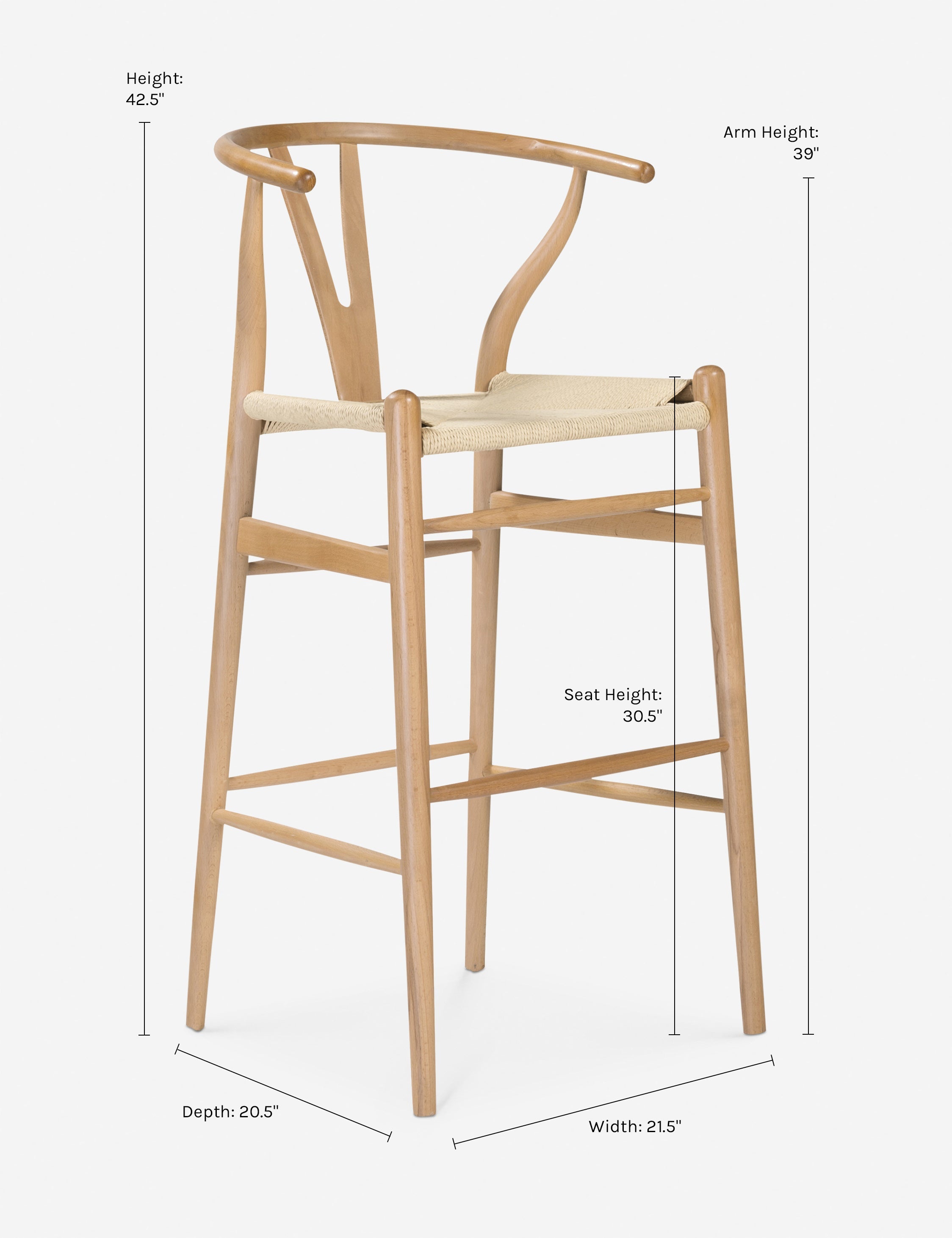 Lulu and Georgia Cylia Bar Stool - view 17
