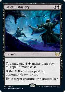 Baleful mastery 64 – Magic Baleful Mastery [64] [Strixhaven: School of Mages] [Non-Foil]