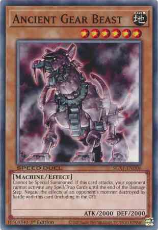 Yu-Gi-Oh! Ancient Gear Beast - SGX1-END06 - Common - 1st Edition