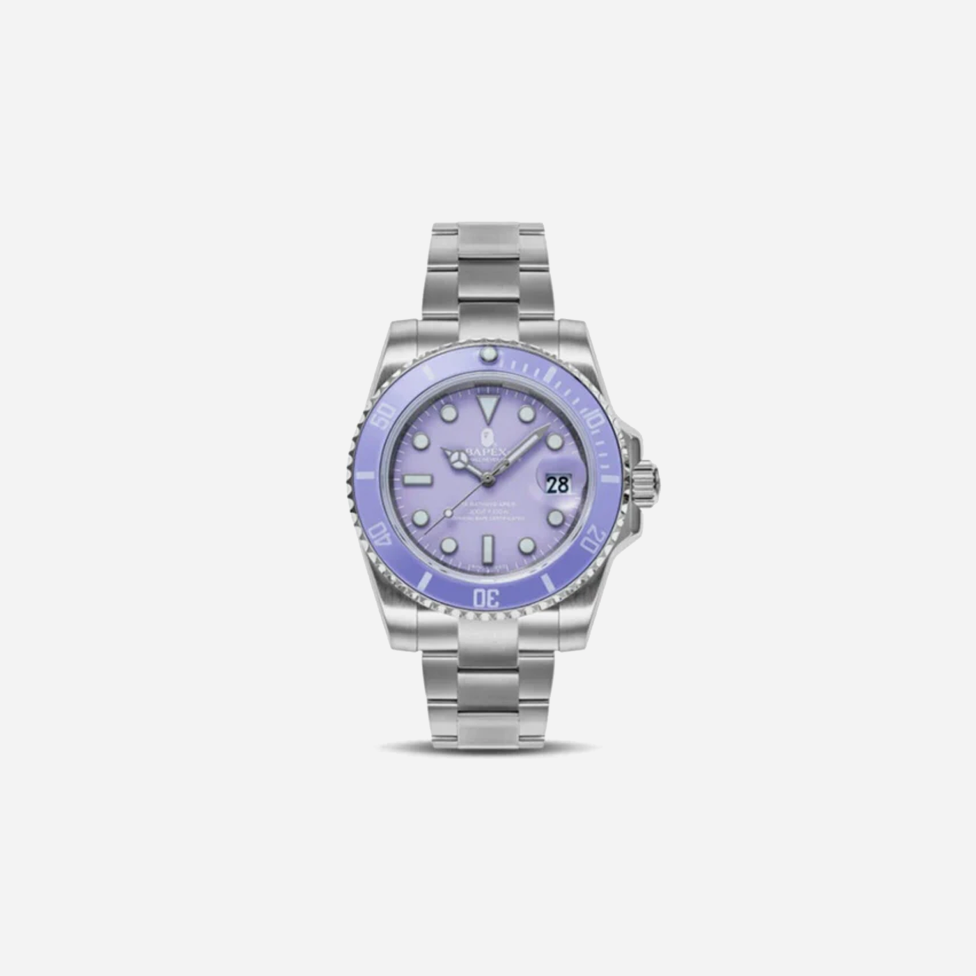 AAPE BY BATHING APE Bape Type 1 Bapex Watch Pink