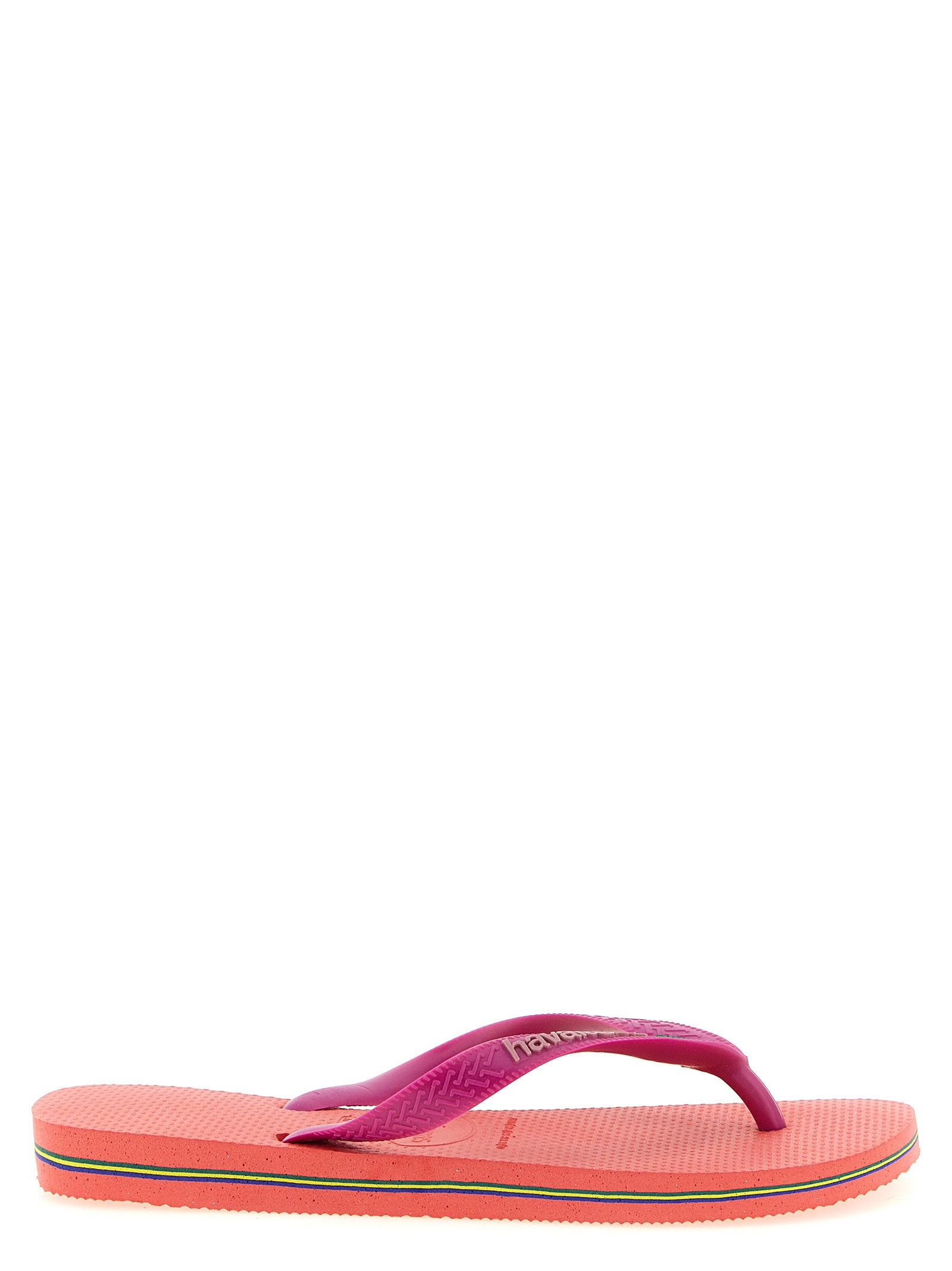 Havaianas Brasil Logo Sandals – 100% rubber