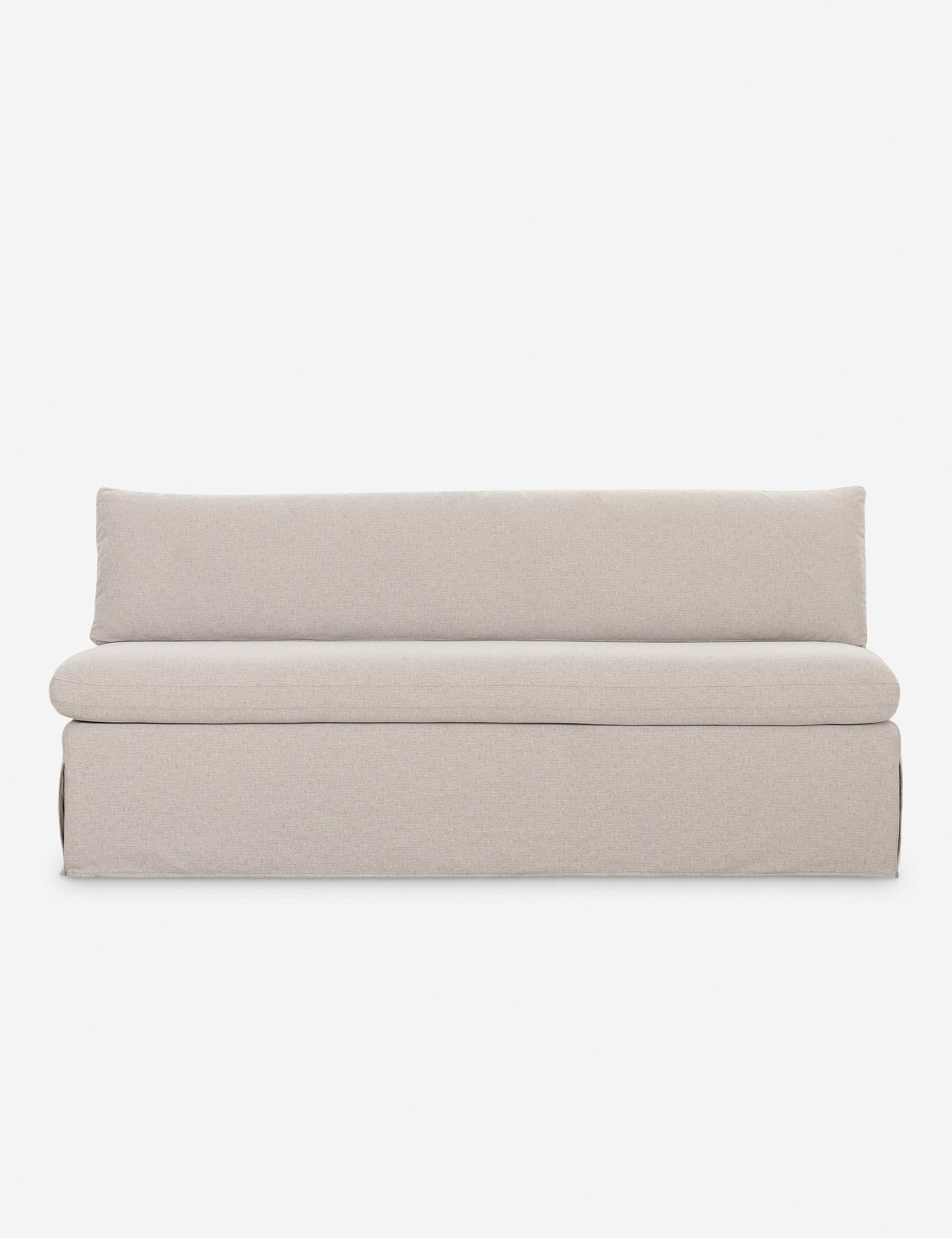Lulu and Georgia Carmella Slipcover Dining Bench