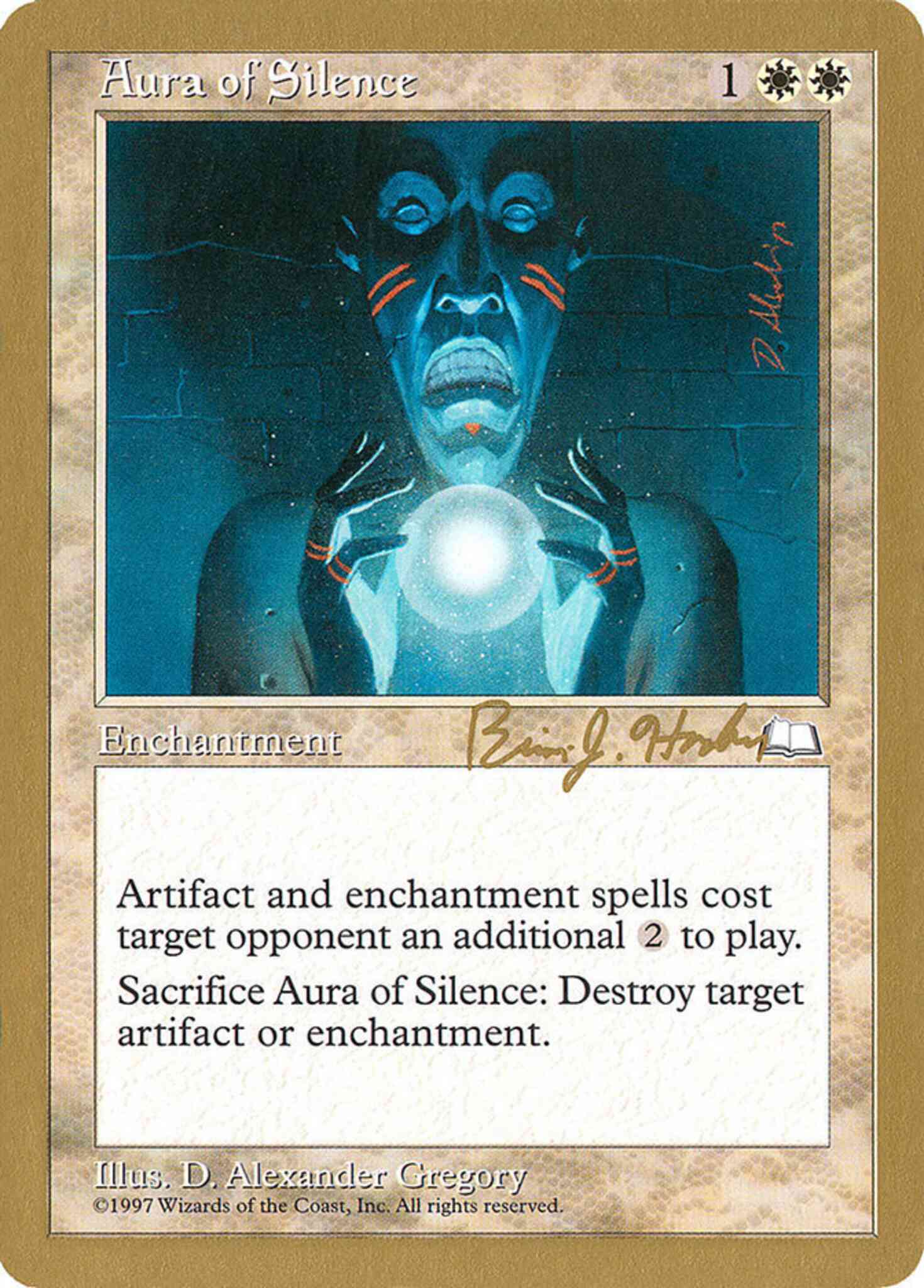 Magic Aura of Silence [bh7b] [World Championship Decks 1998] [Non-Foil]