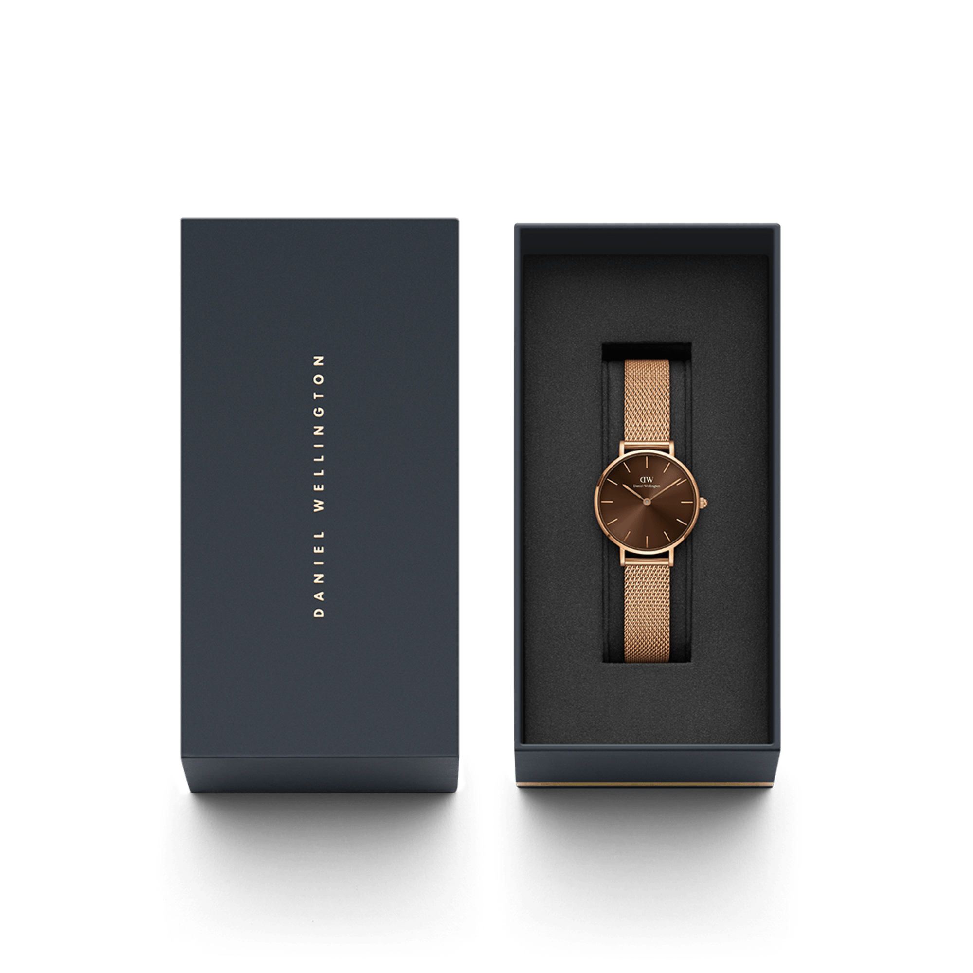 Daniel Wellington Petite Amber Brown & Rose Gold - view 3