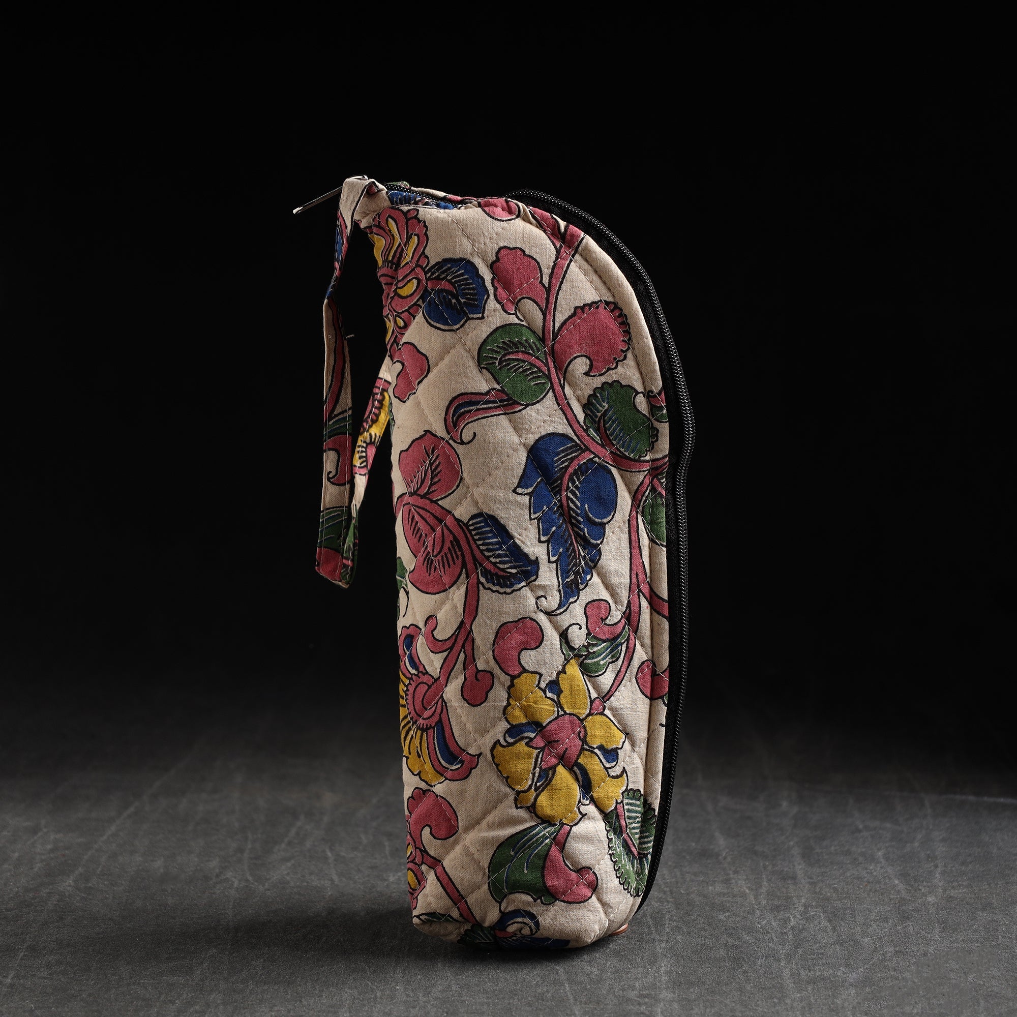 JALPARI Beige - Handmade Cotton 1L Water Bottle Cover 01 - view 2
