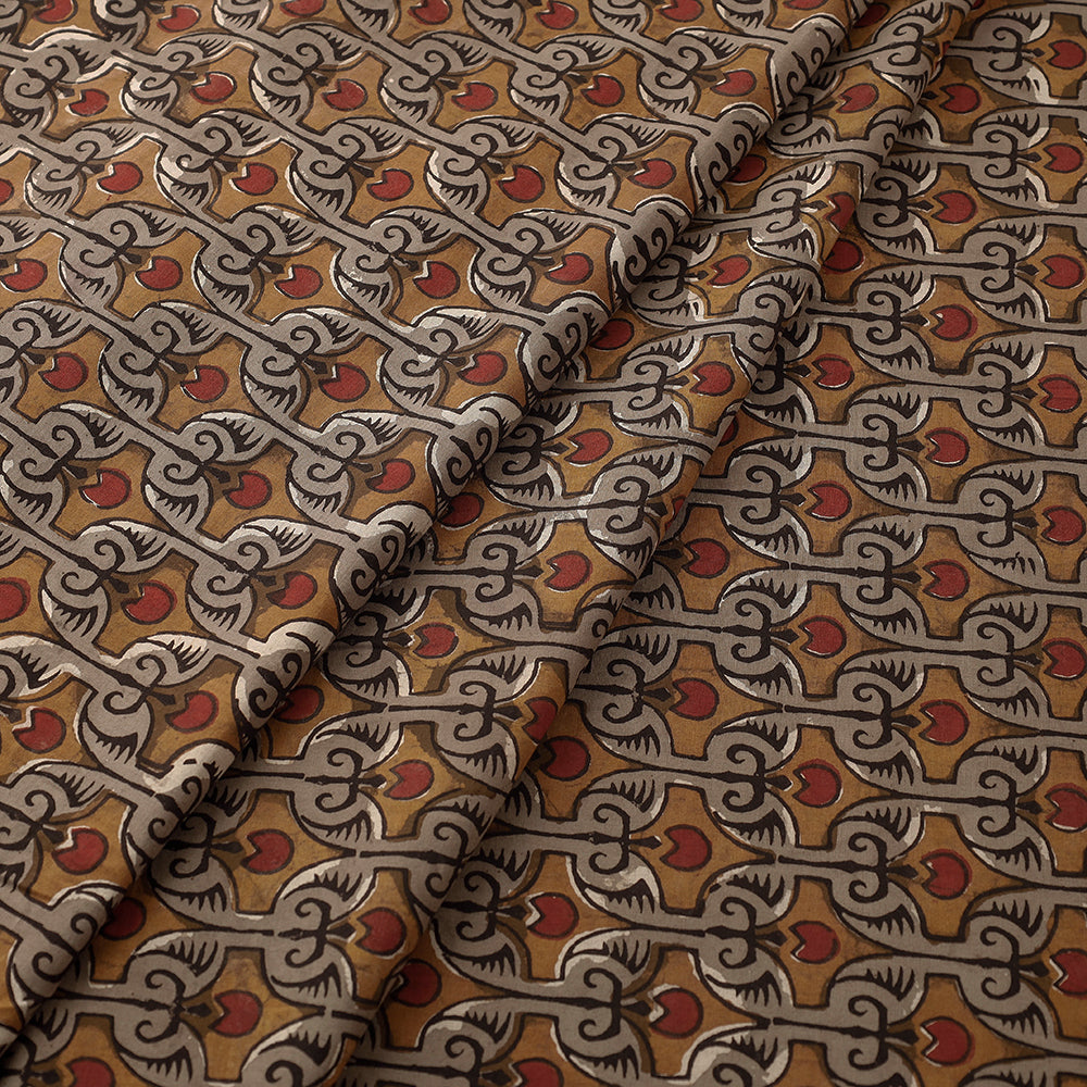 BAGRU DABU PRINTS Brown - Dabu Bagru Block Print Cotton Fabric - view 2