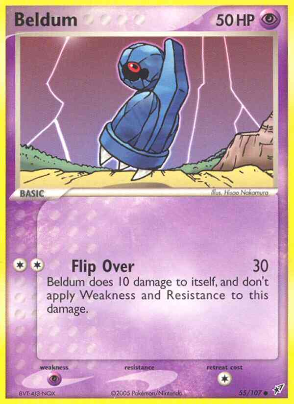 Common ex8-55 non-holo – Pokémon Beldum - 55/107 - Common [ex8-55] [Non-Holo]