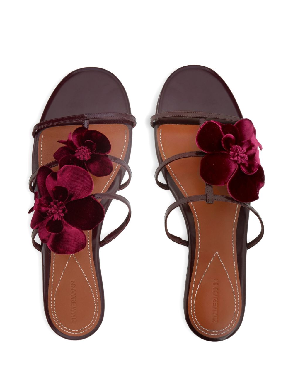 Zimmermann Sandals RED – Calf Leather 100%