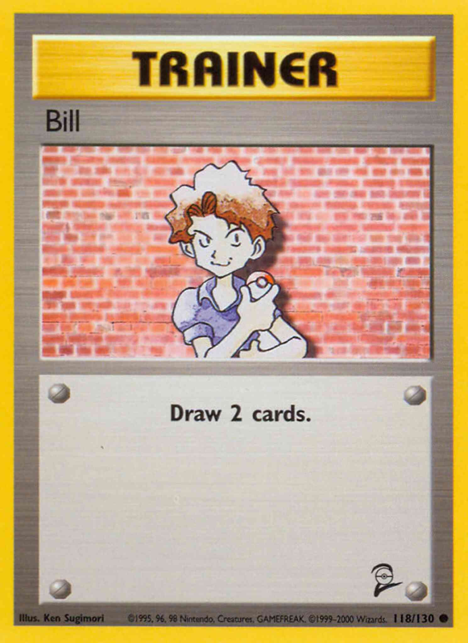 Common base4-118 non-holo – Pokémon Bill - 118/130 - Common [base4-118] [Non-Holo]