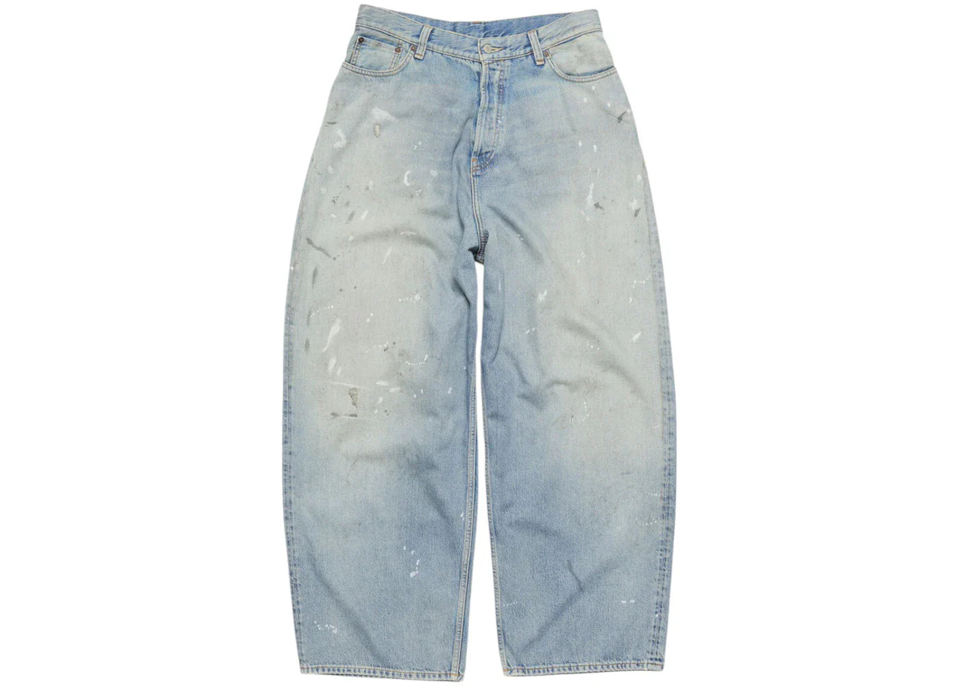 Acne Studios Super Baggy Fit Jeans Rust Orange