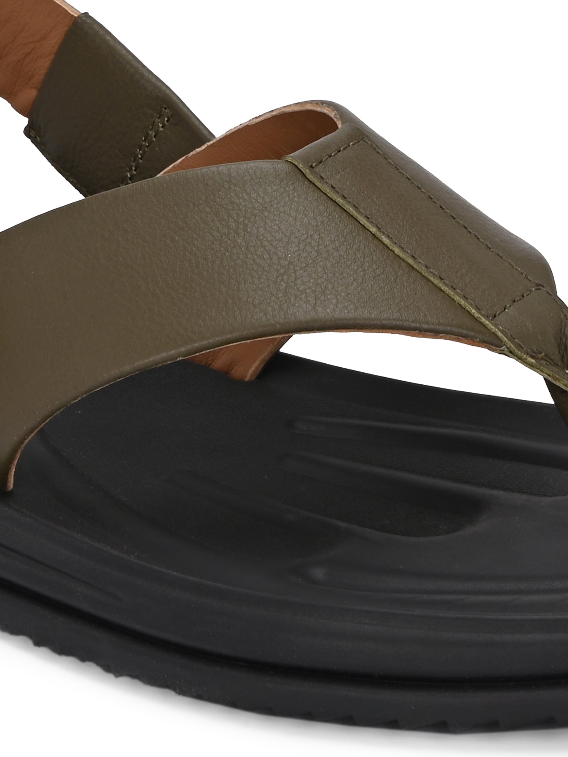 Egoss Shoes Comet Leather Sandals by Aspeerio - view 6