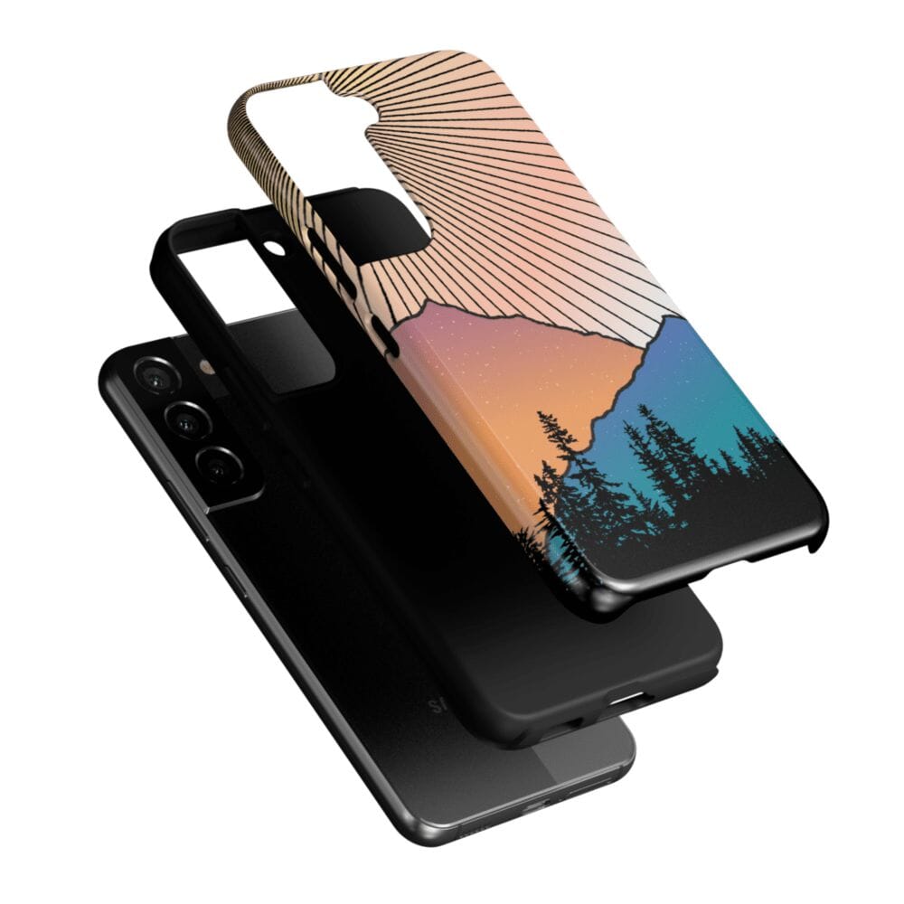 Casetry Golden Hour | Mountain Sunset Samsung Case - view 27