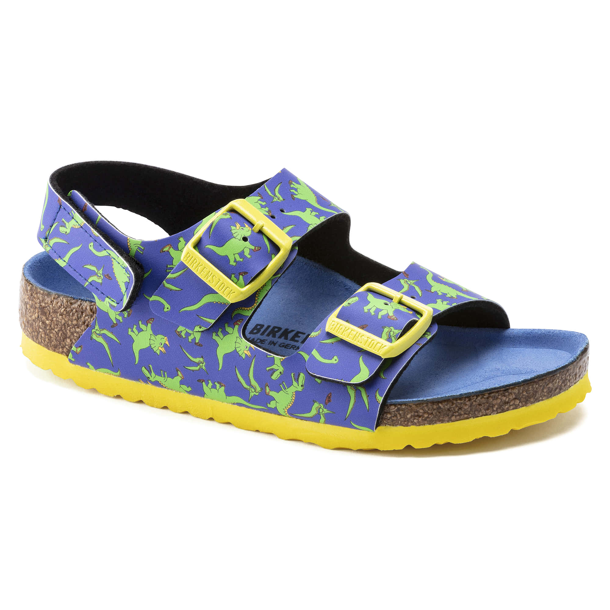 Birkenstock Milano Kids Birko-Flor – Blue Blue/Best Friends Dino Ultra Blue - view 6