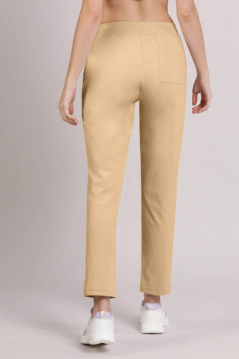 Amante Energize Flexi Track Pants - Irish Cream - view 3