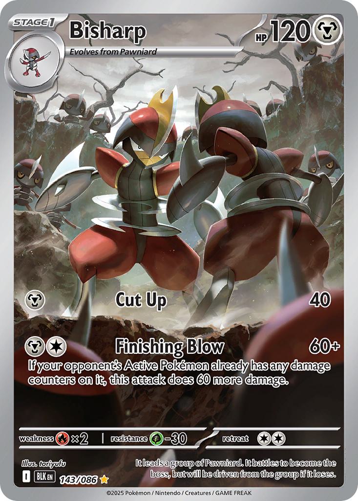 Illustration rare sv105b-143 – Pokémon Bisharp - 143/086 - Illustration Rare [sv105b-143] [Ultra]