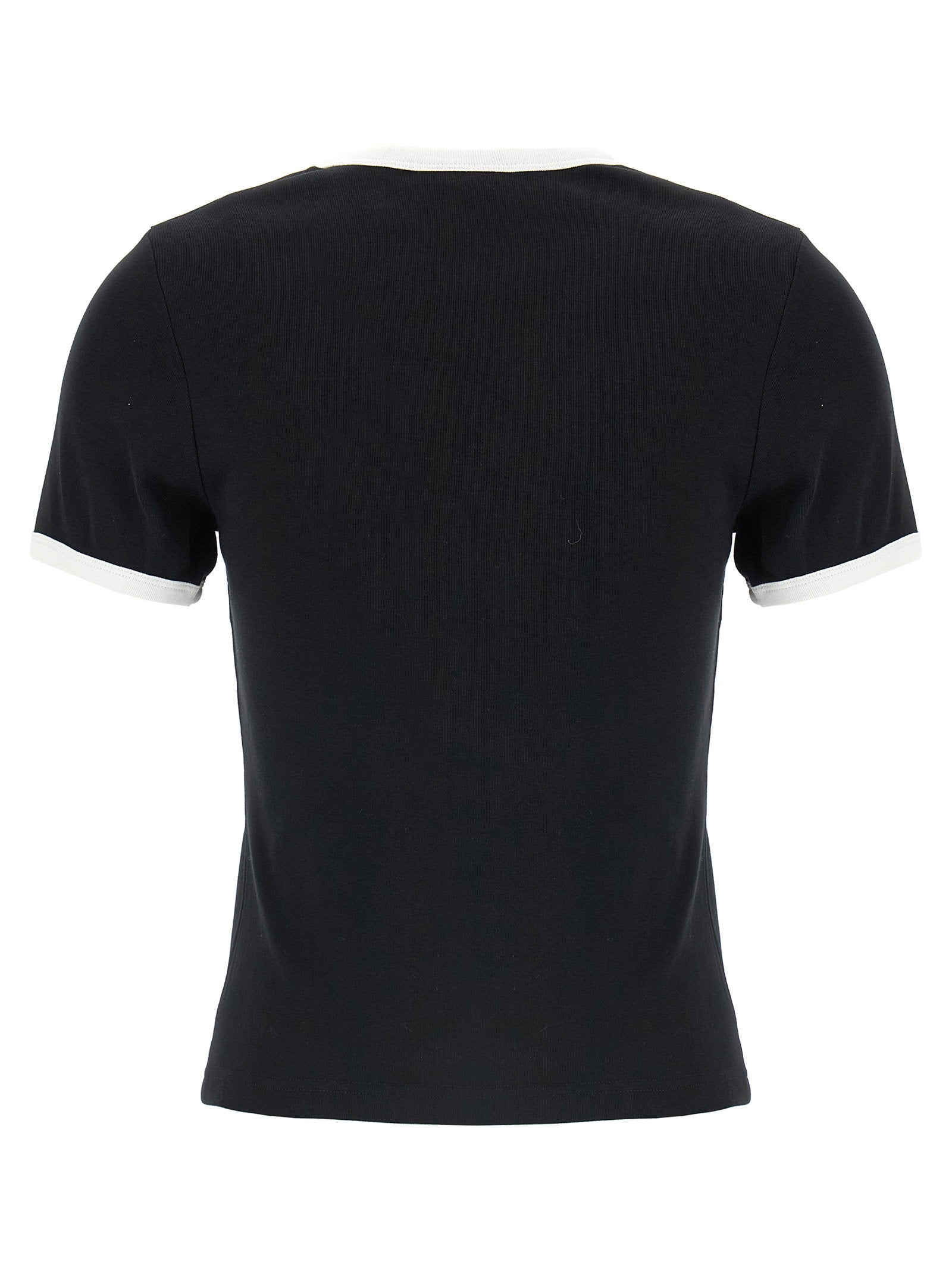 Courreges Signature Contrast T-shirt – 100% cotton - view 2