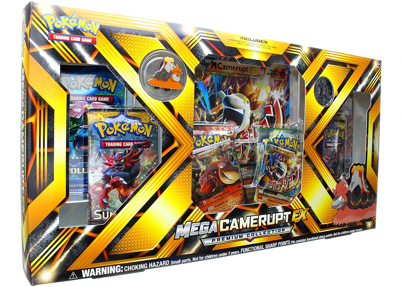 Pokémon 2017 Pokemon TCG Mega Camerupt EX Premium Collection