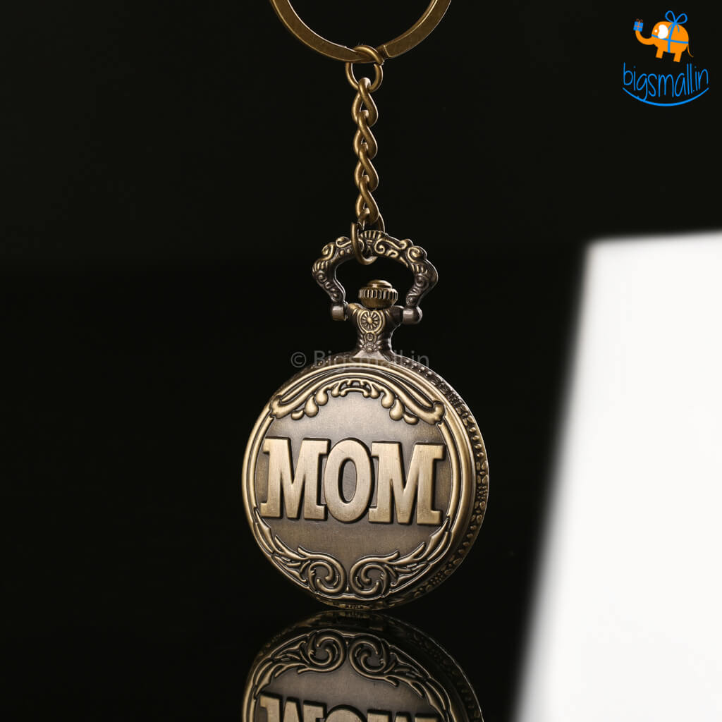 Big Daddy Mom Pocket Watch Keychain – Multi - view 4