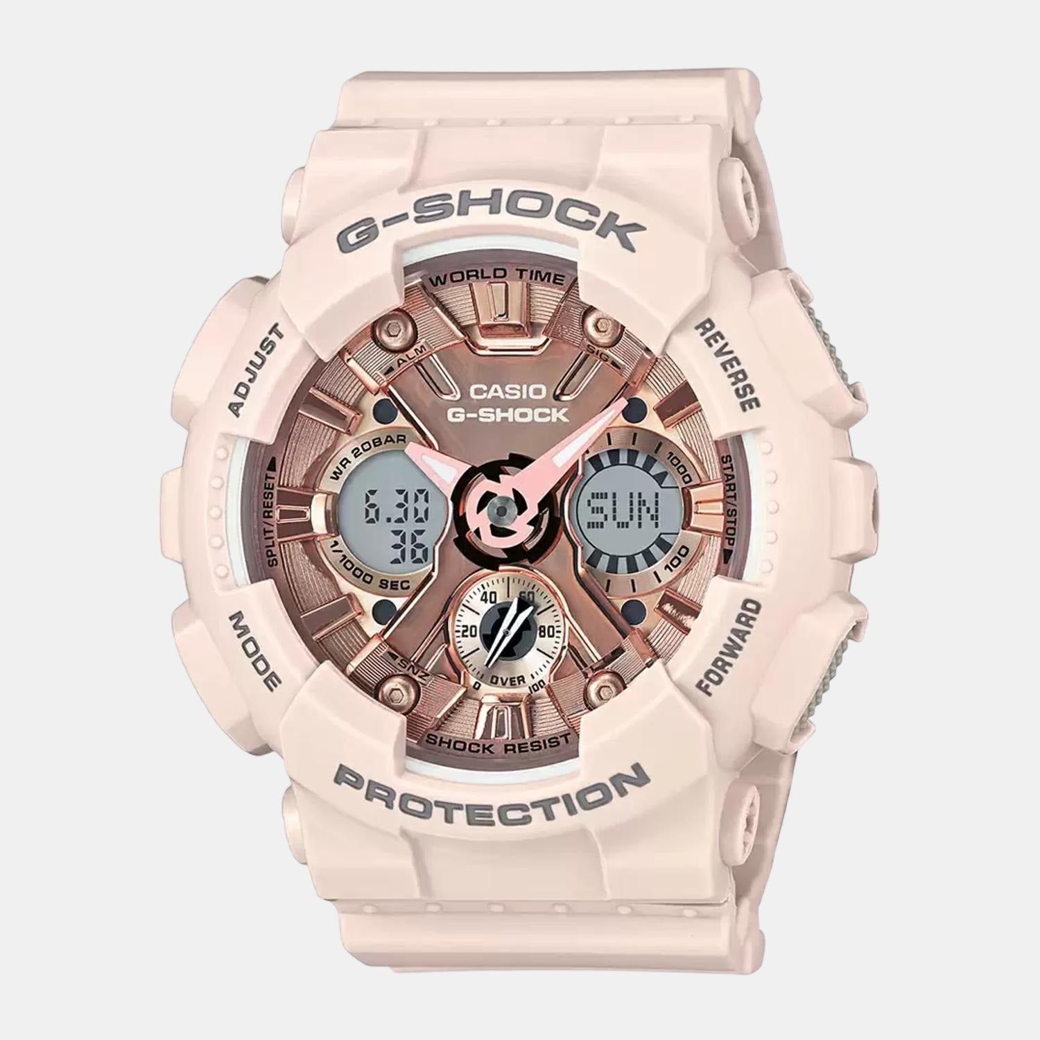 Casio G-Shock Women Quartz Silver Dial Analog-Digital Resin Watch G732 - view 2