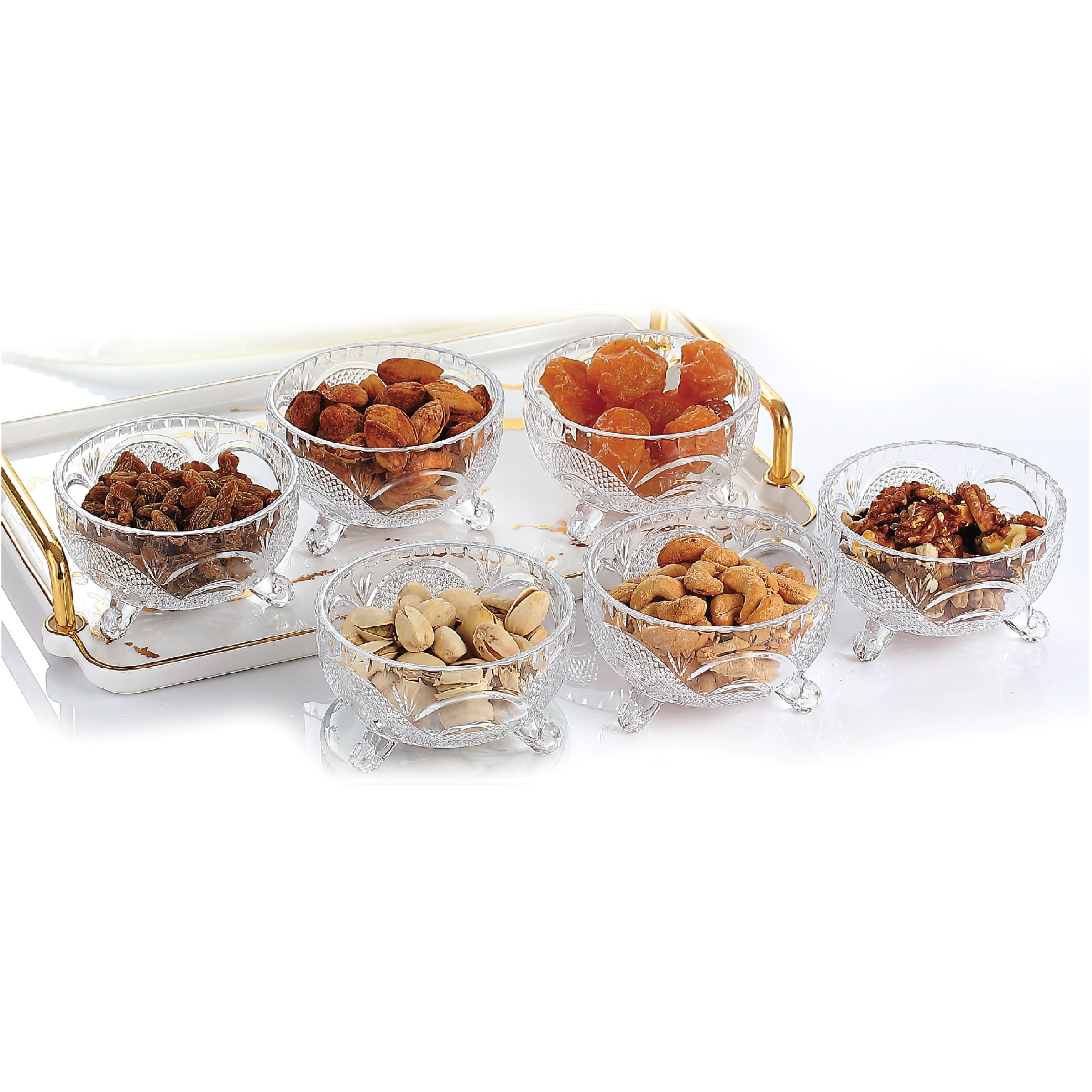 Cello D'Ziner Glass Bowl Gift Set – Clear