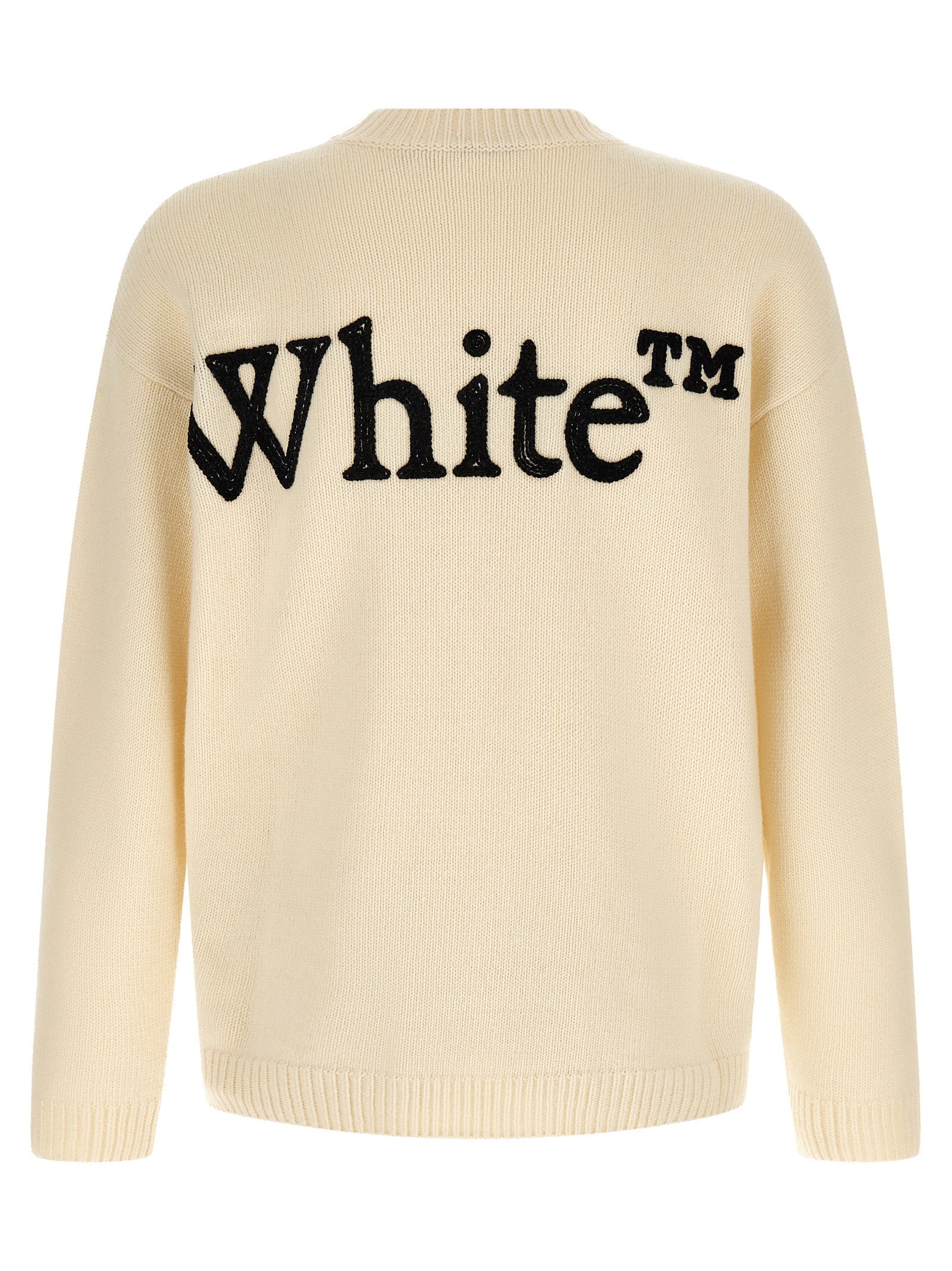 Off White Bookish Shared Sweater – 80% wool, 20% polyamide - view 2