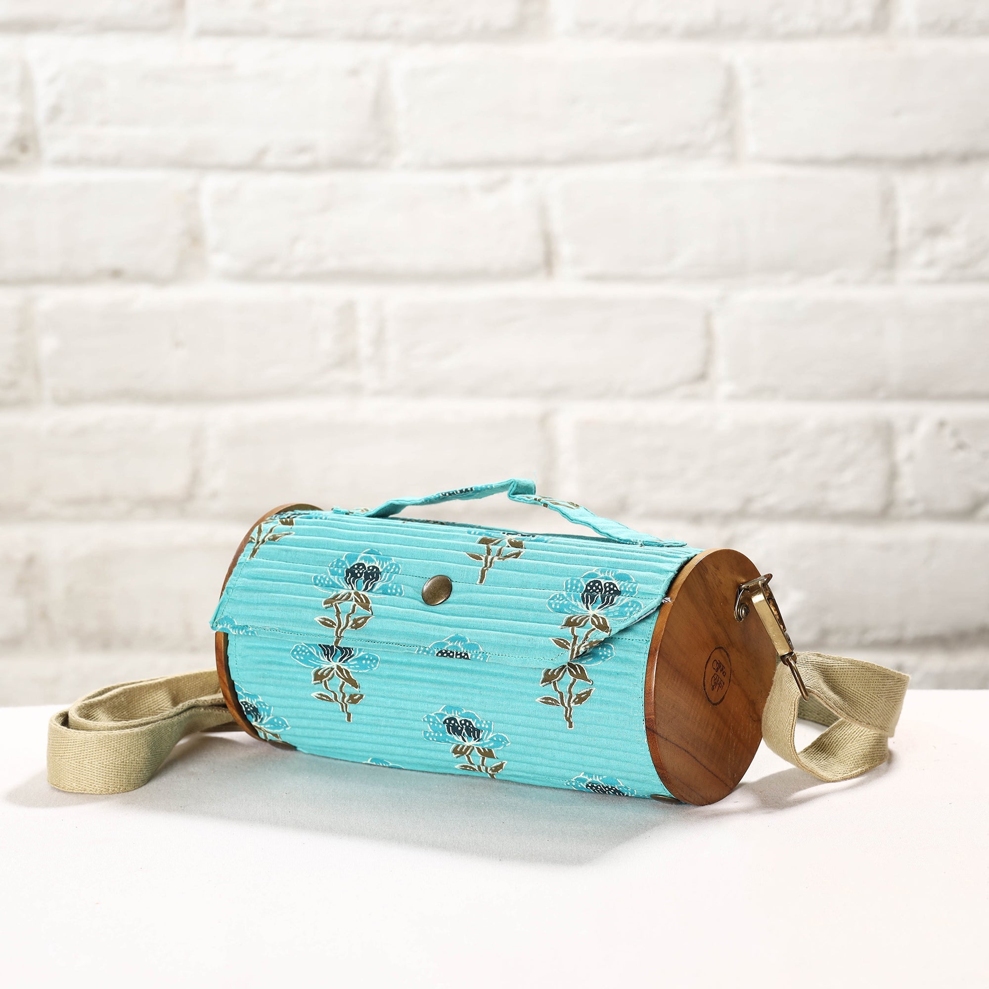 LUKKA CHUPPI Blue - DIY Round Sling Bag / Clutch With Changeable Sleeve - view 3