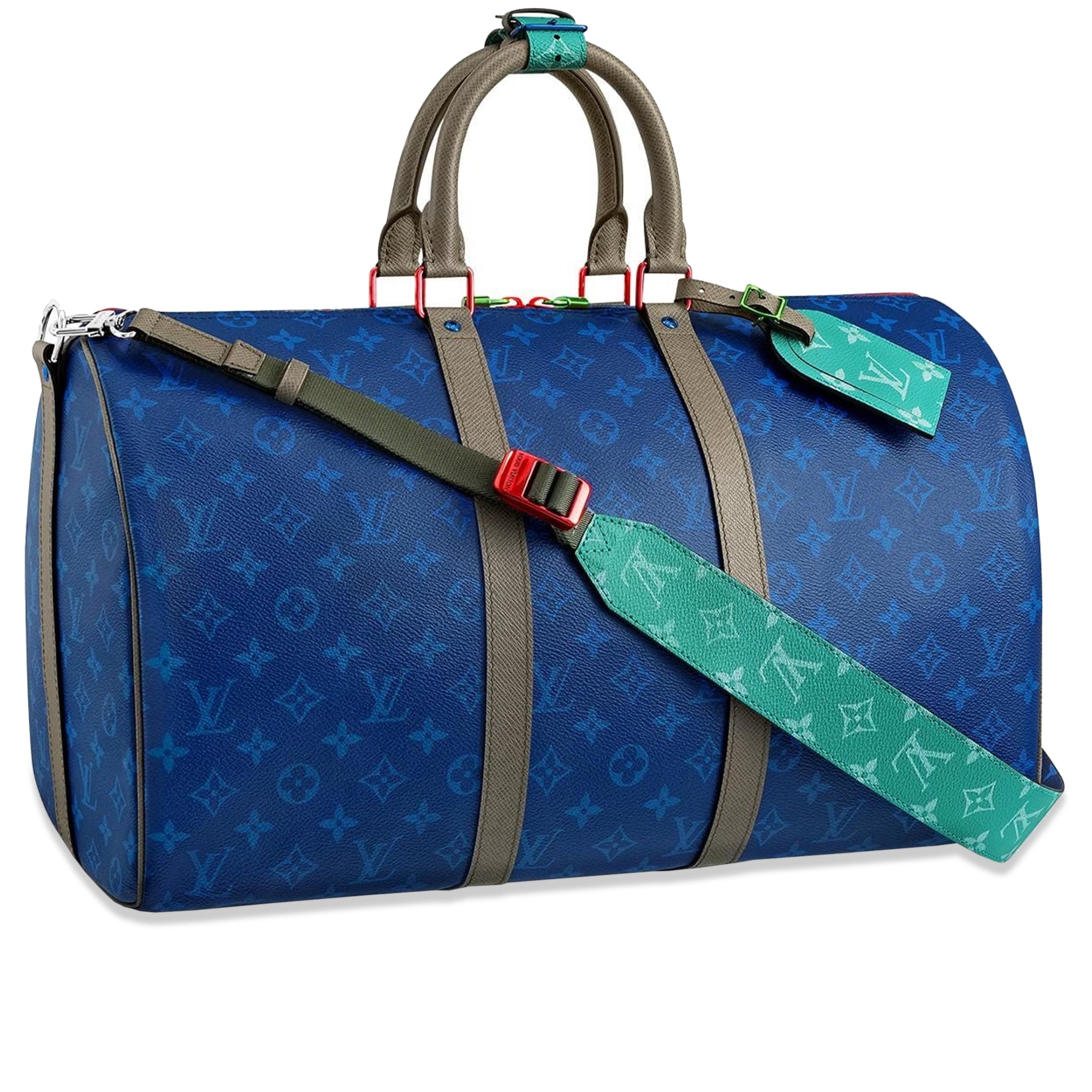 Louis Vuitton Monogram Pacific Keepall 45 – Blue