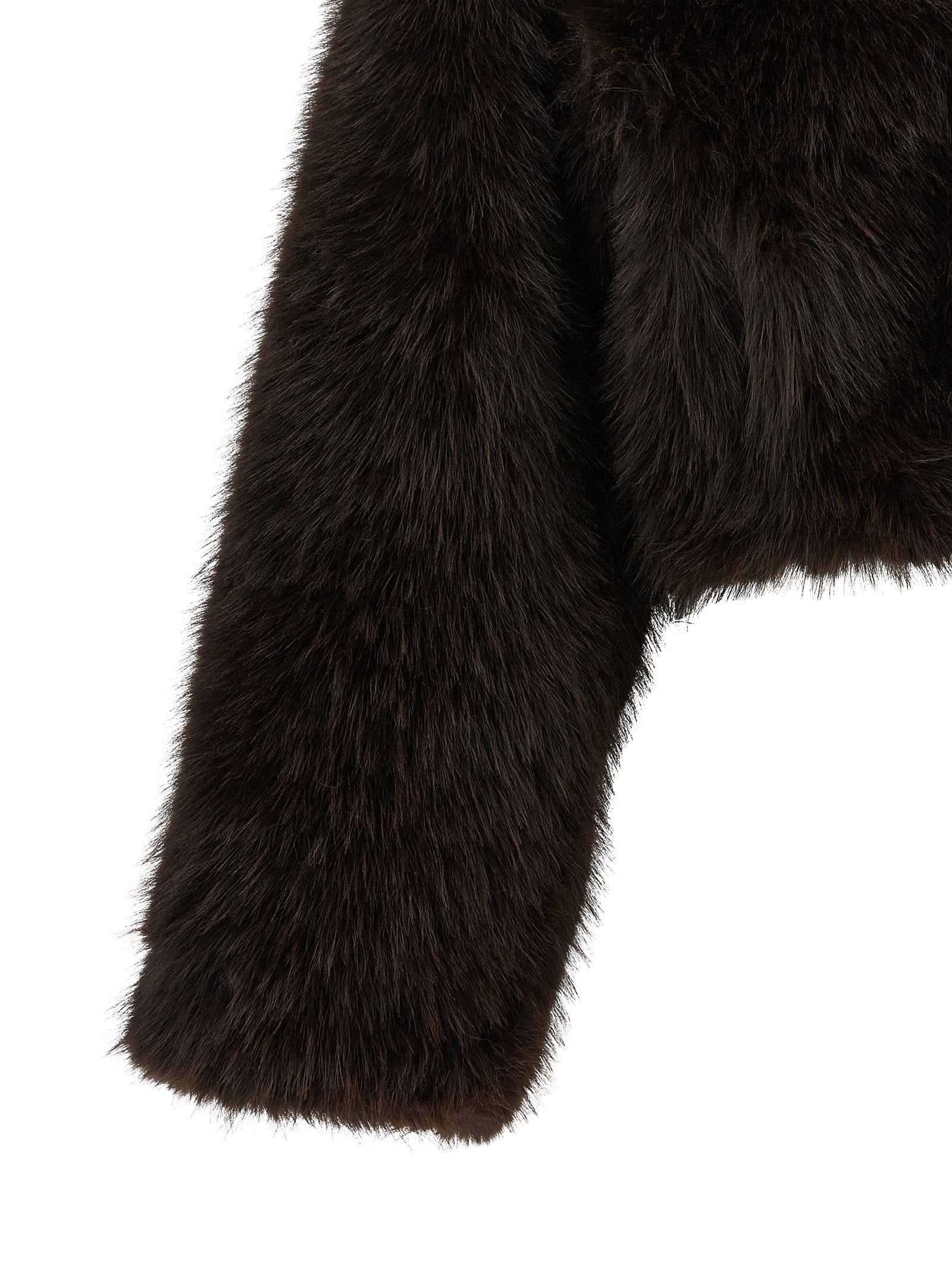 Rotate Birger Christensen Eco-fur Short Jacket - view 4