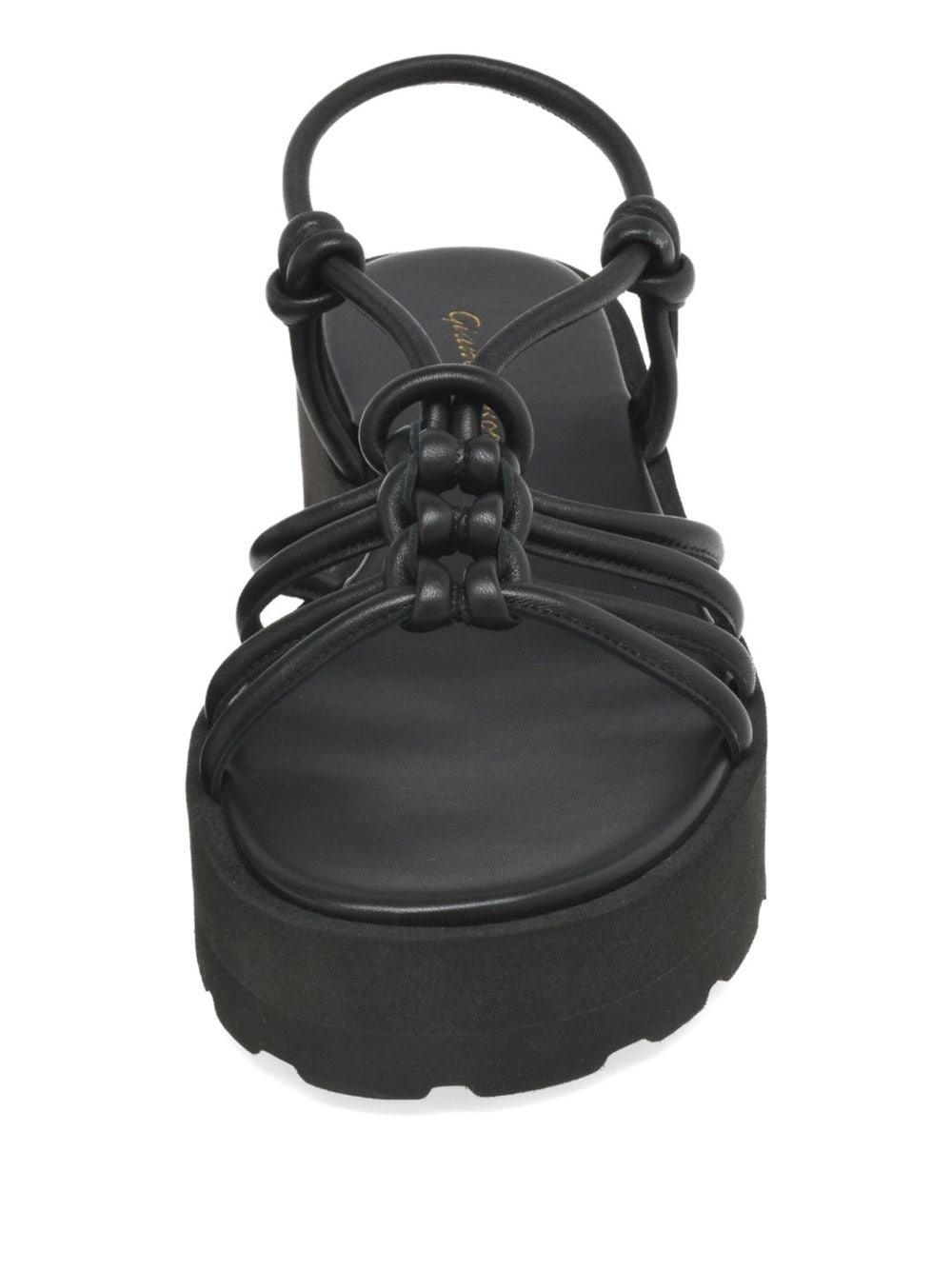 Gianvito Rossi Hebe leather platform sandals - view 4