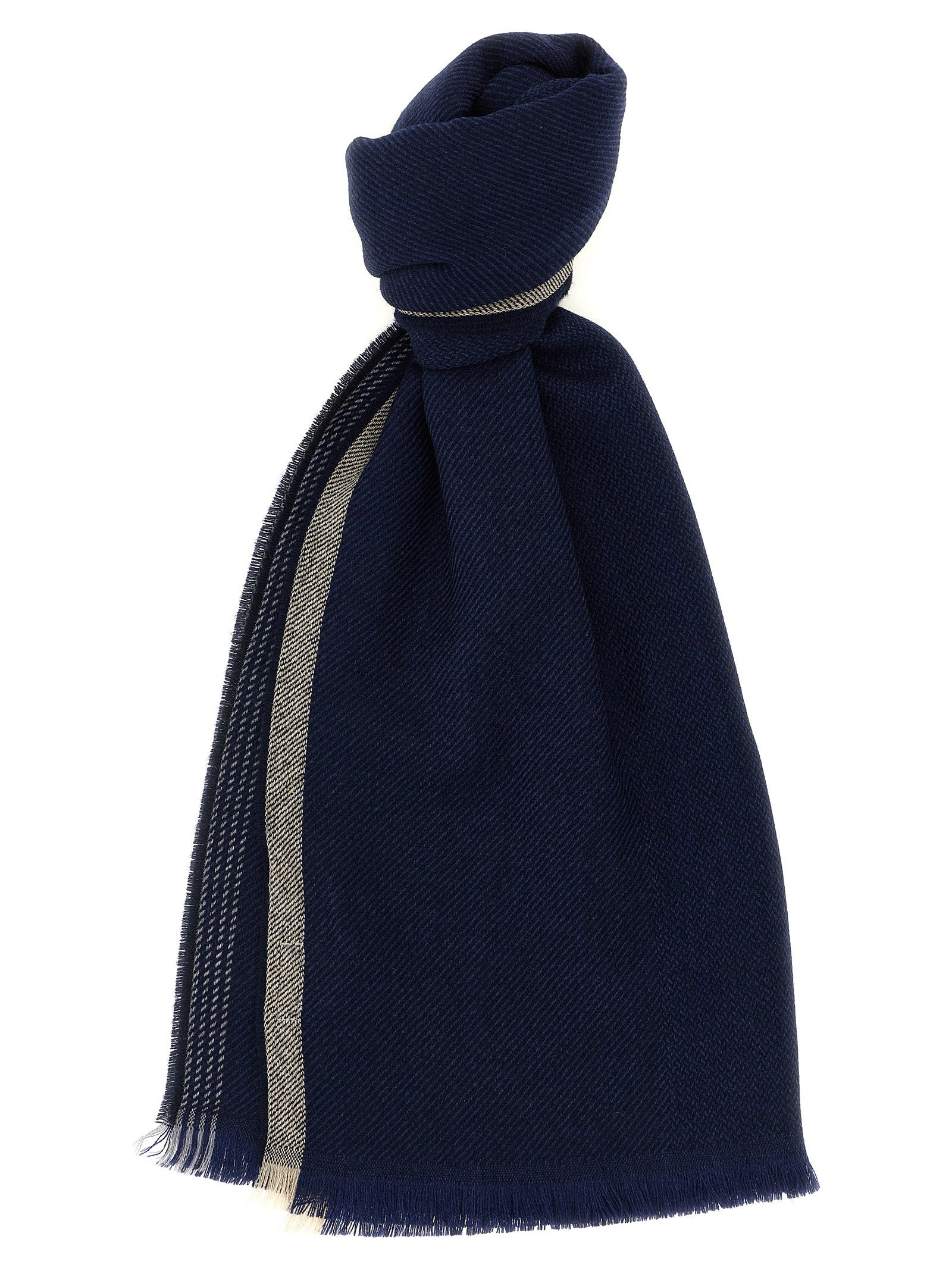 Brunello Cucinelli Cashmere Blend Scarf – 80% wool 20% cashmere