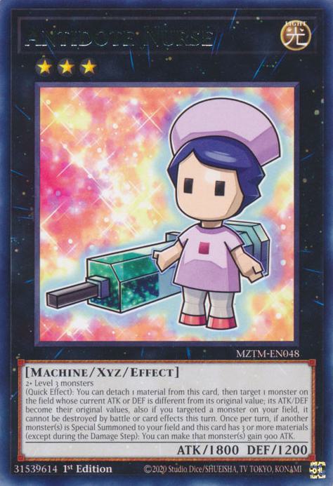 Yu-Gi-Oh! Antidote Nurse - MZTM-EN048 - Rare - 1st Edition