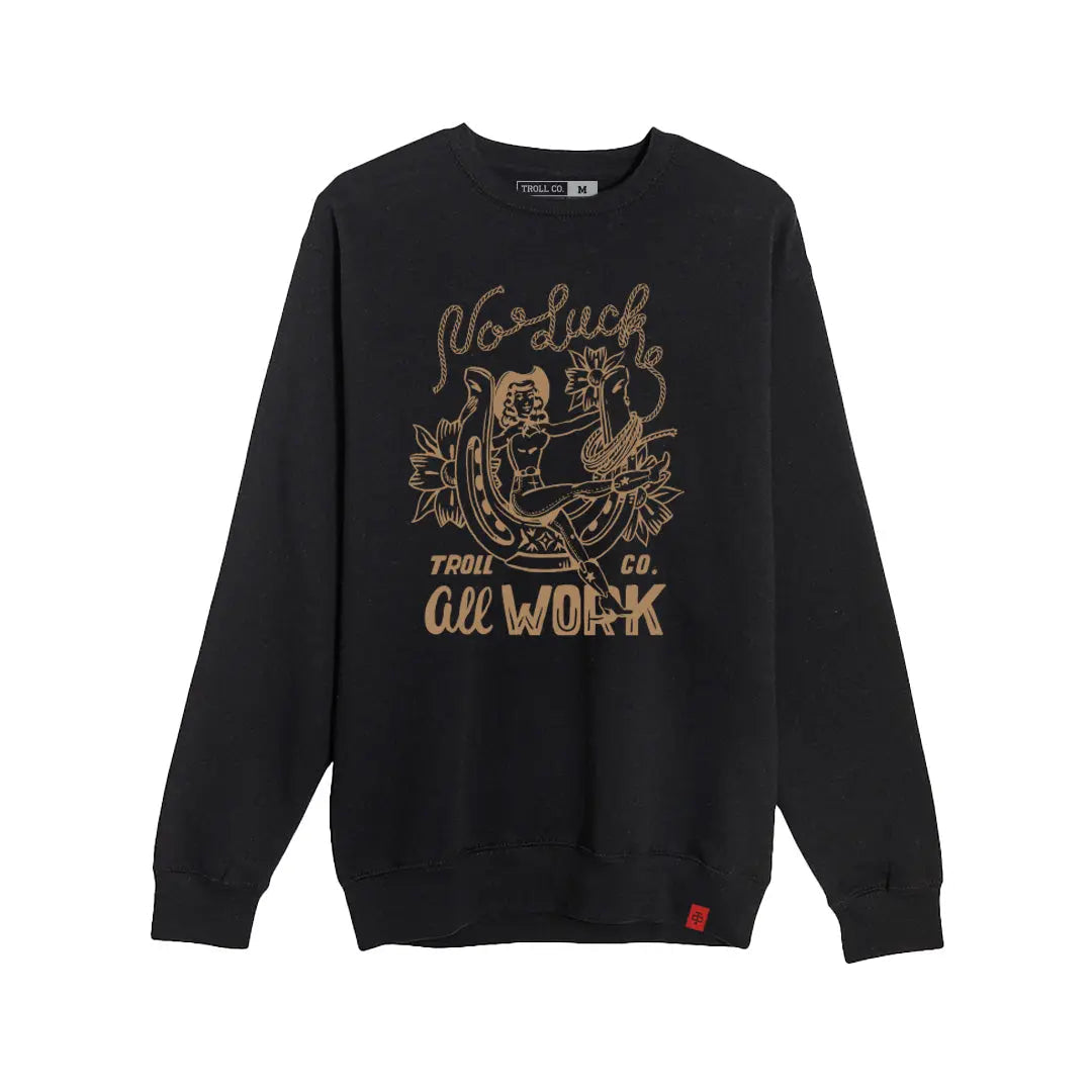 Radial No Luck Crewneck – Women's, Black