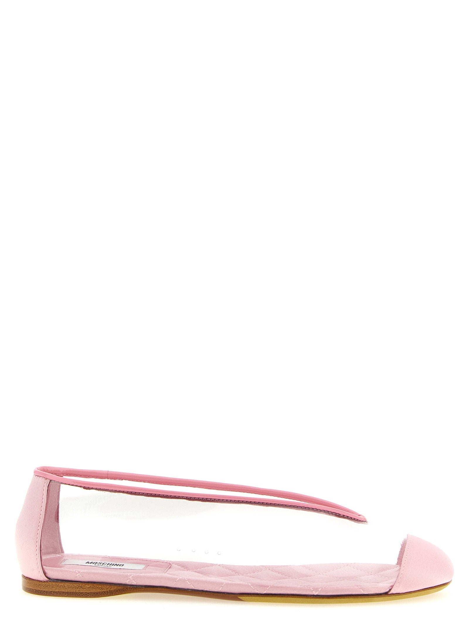 Moschino Pvc Ballet Flats – 90% pvc 8% vi 2% silk