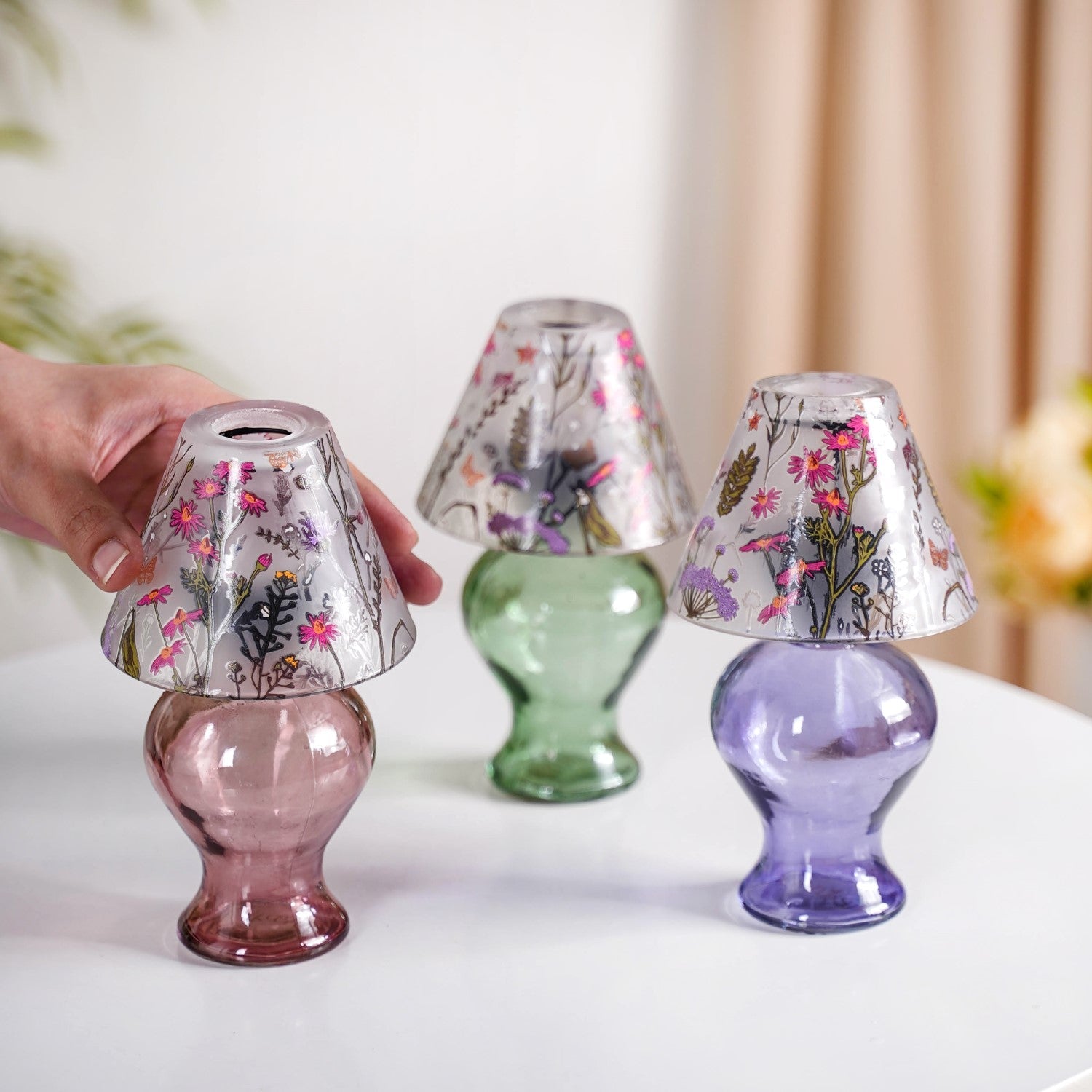 Nestasia Garden Of Eden Tea Light Candle Holder Set Of 3 - view 4